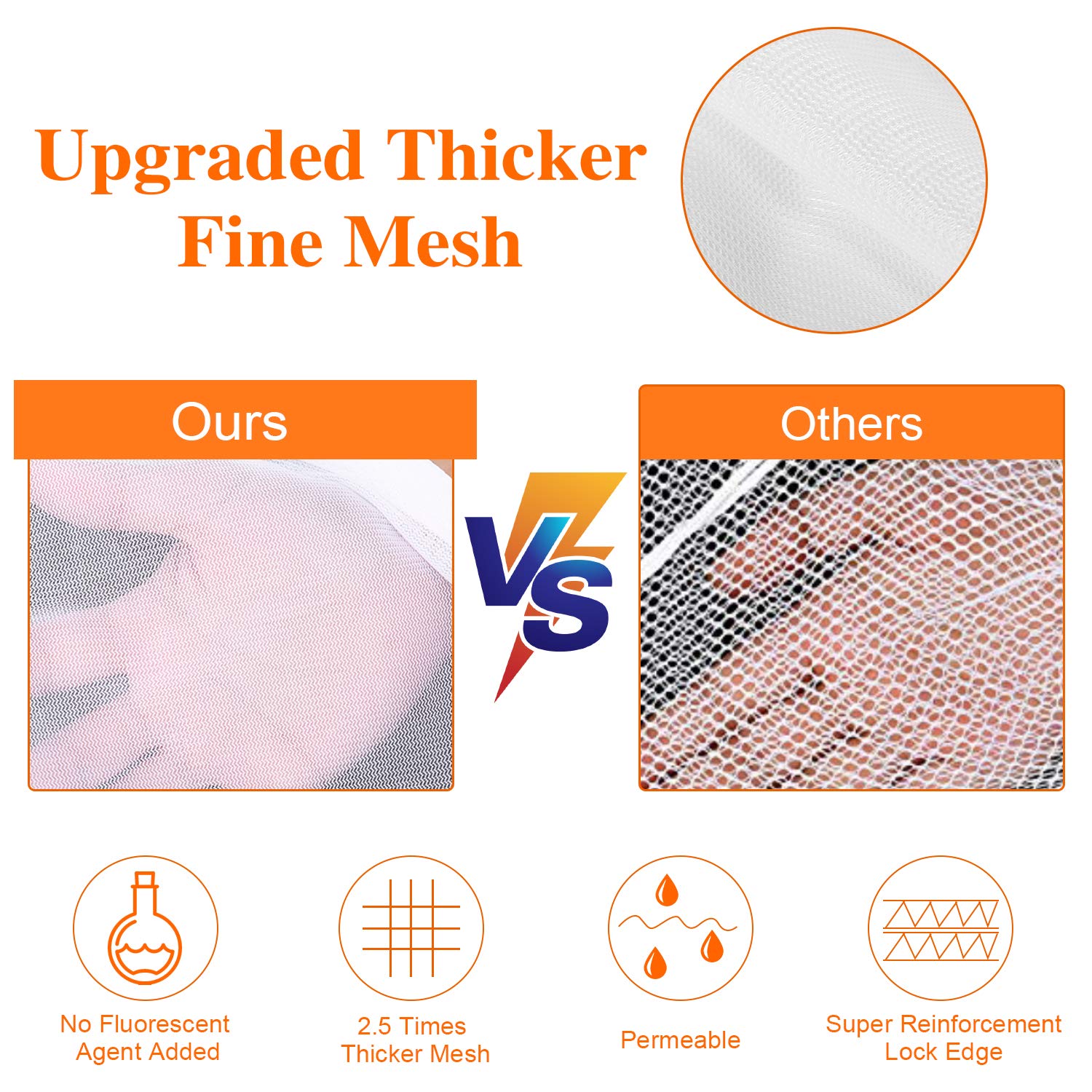 Fine Mesh Laundry Bags for Delicates