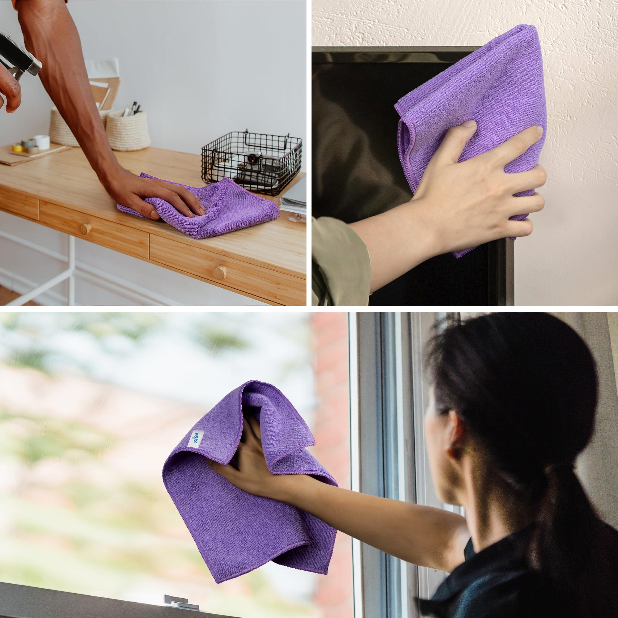 Microfiber Cleaning Cloths (12 Count)