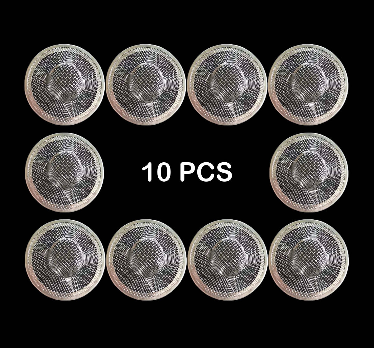 10PCS Mesh Sink Drain Strainer Bathroom (10 Count)