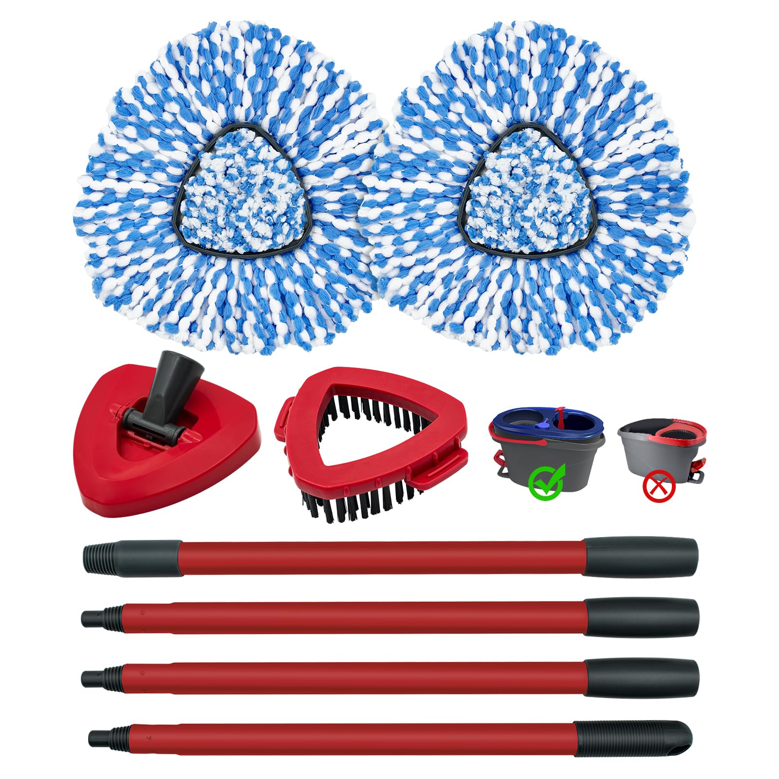 Spin Mop Handle (5 Count)