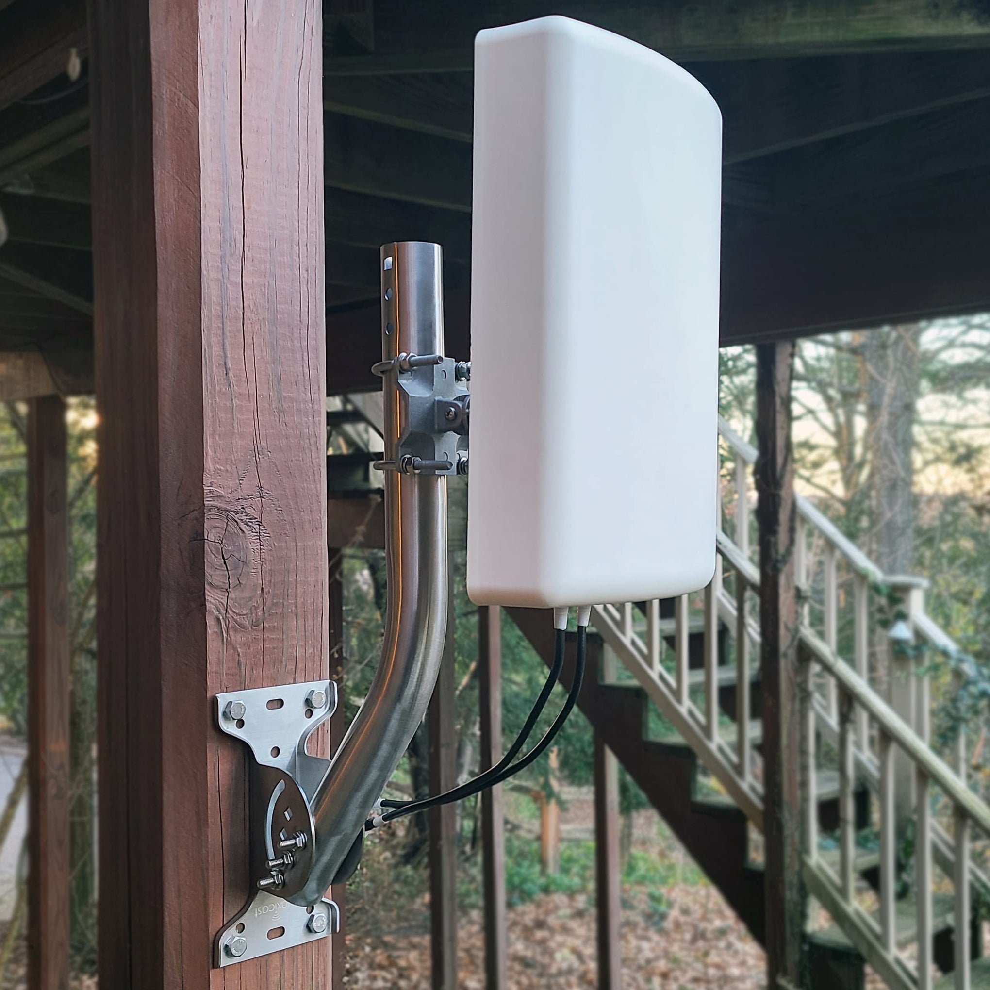 J-Max Pivot/Lock Antenna Mount Pole, Stainless Steel, 1.5"x36"