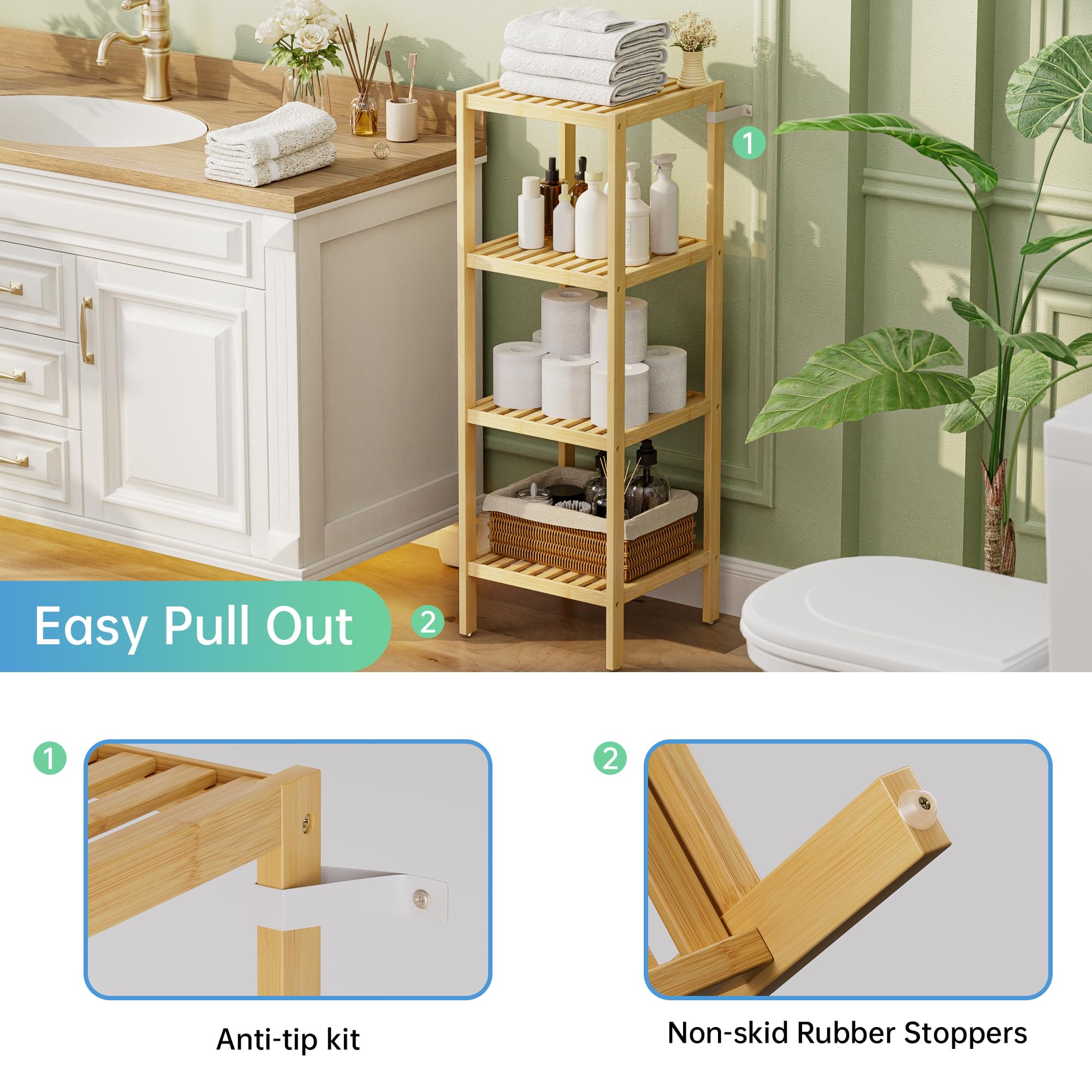 Bathroom Storage Shelf