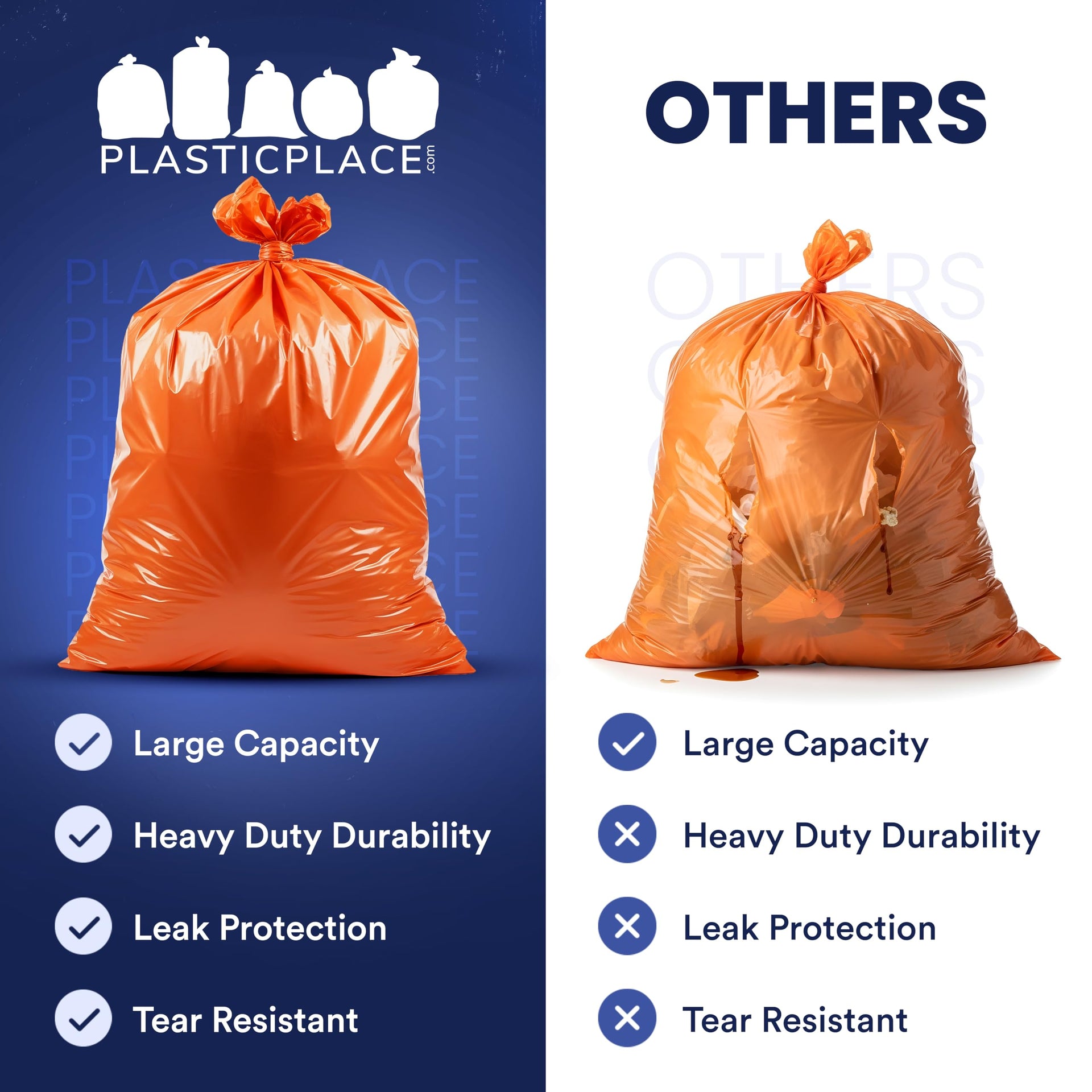 42 Gallon Trash Bags (50 Count)