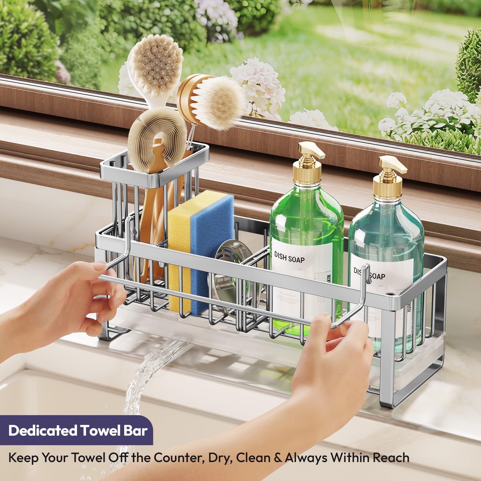 Sponge Holder for Kitchen Sink