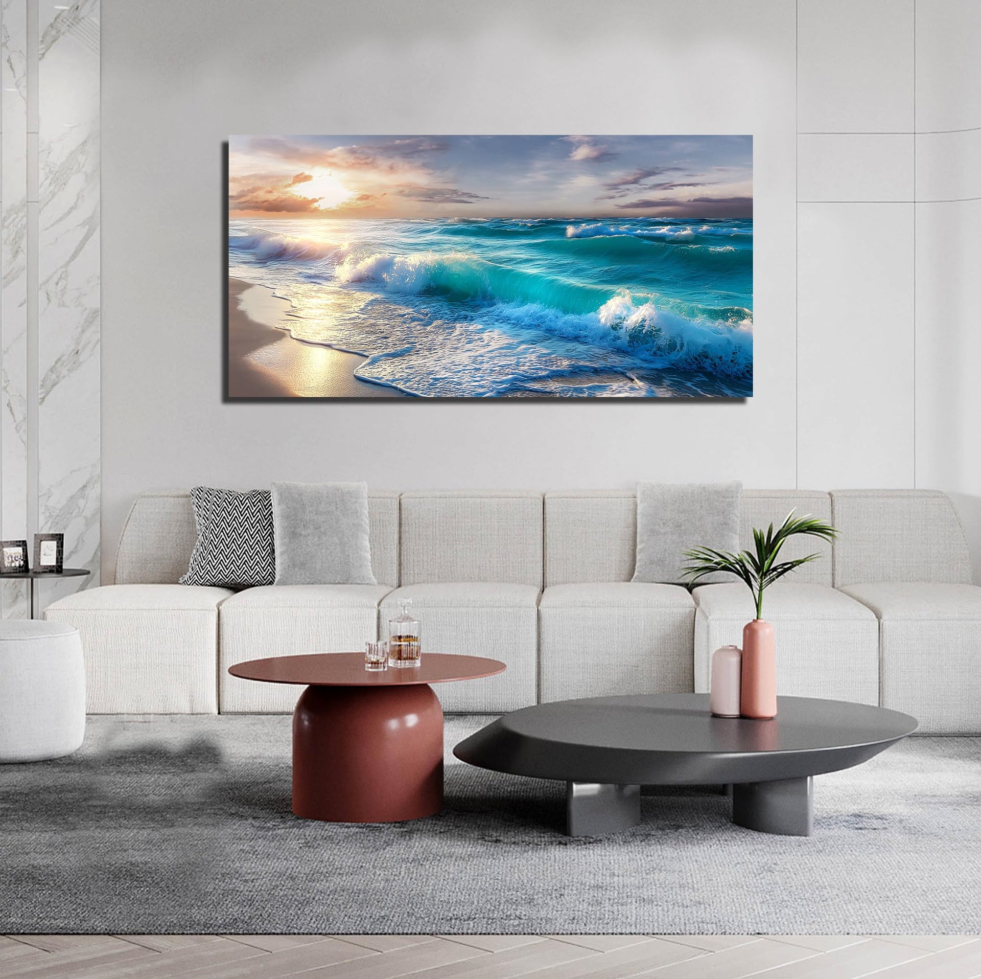 Ocean Wall Art for Living Room