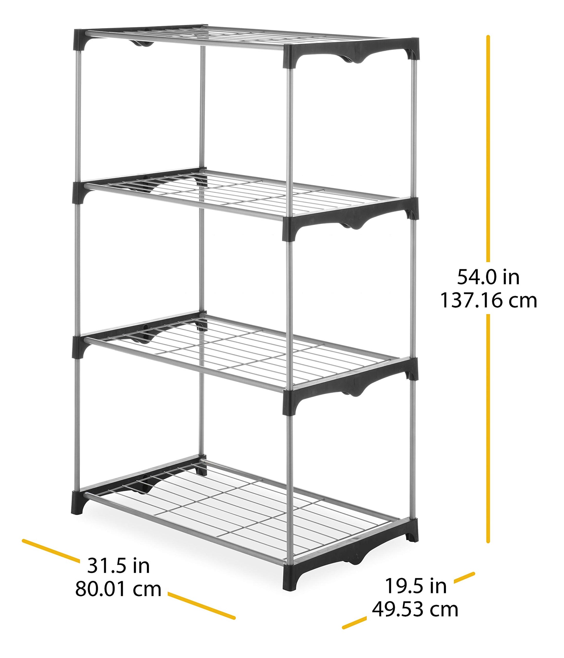 4 Tier Shelf Tower (4 Count)