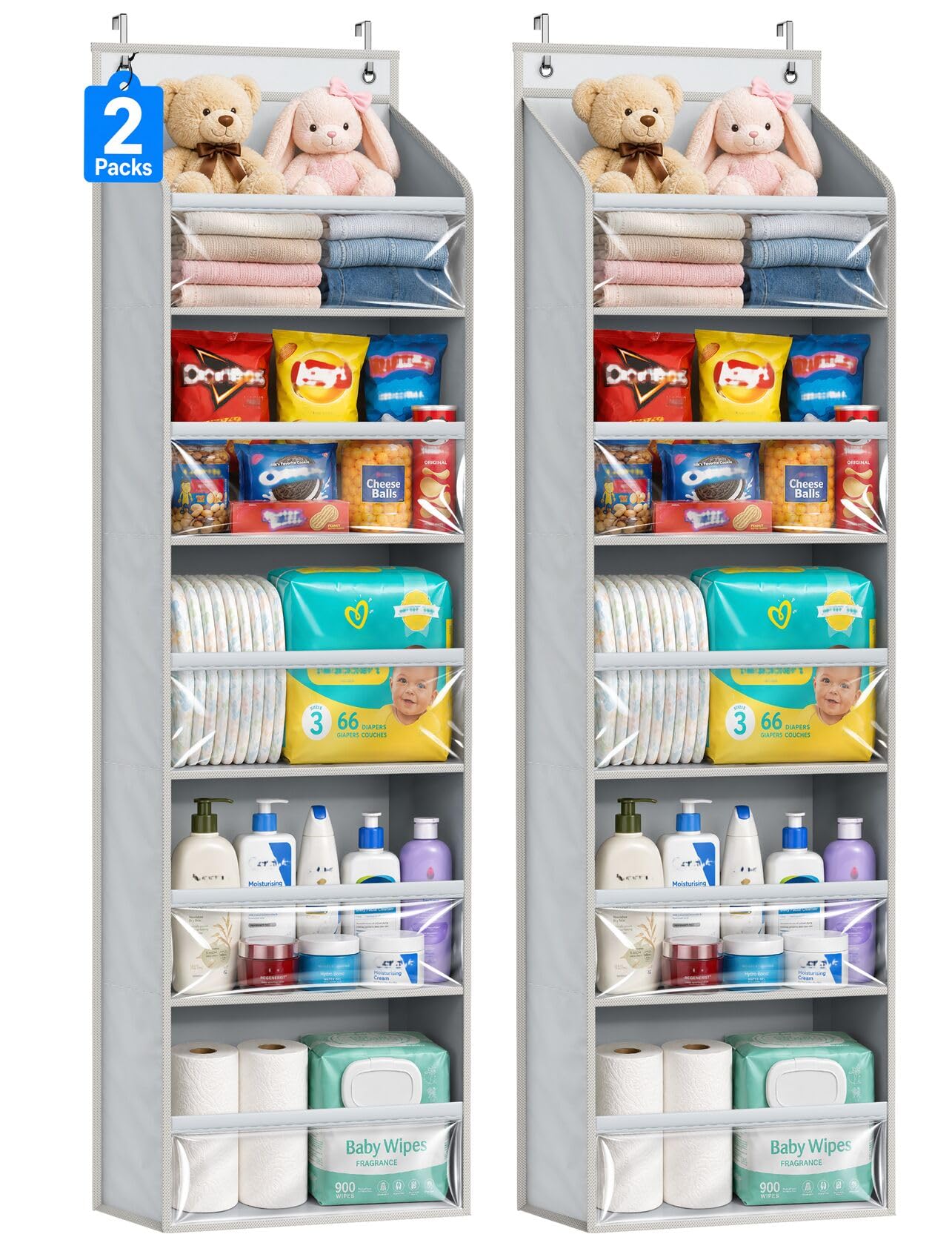 2 Pack Over the Door Organizer (12.49 Count)
