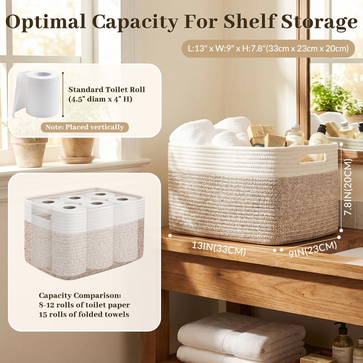 4 Pack Storage Basket (4 Count)