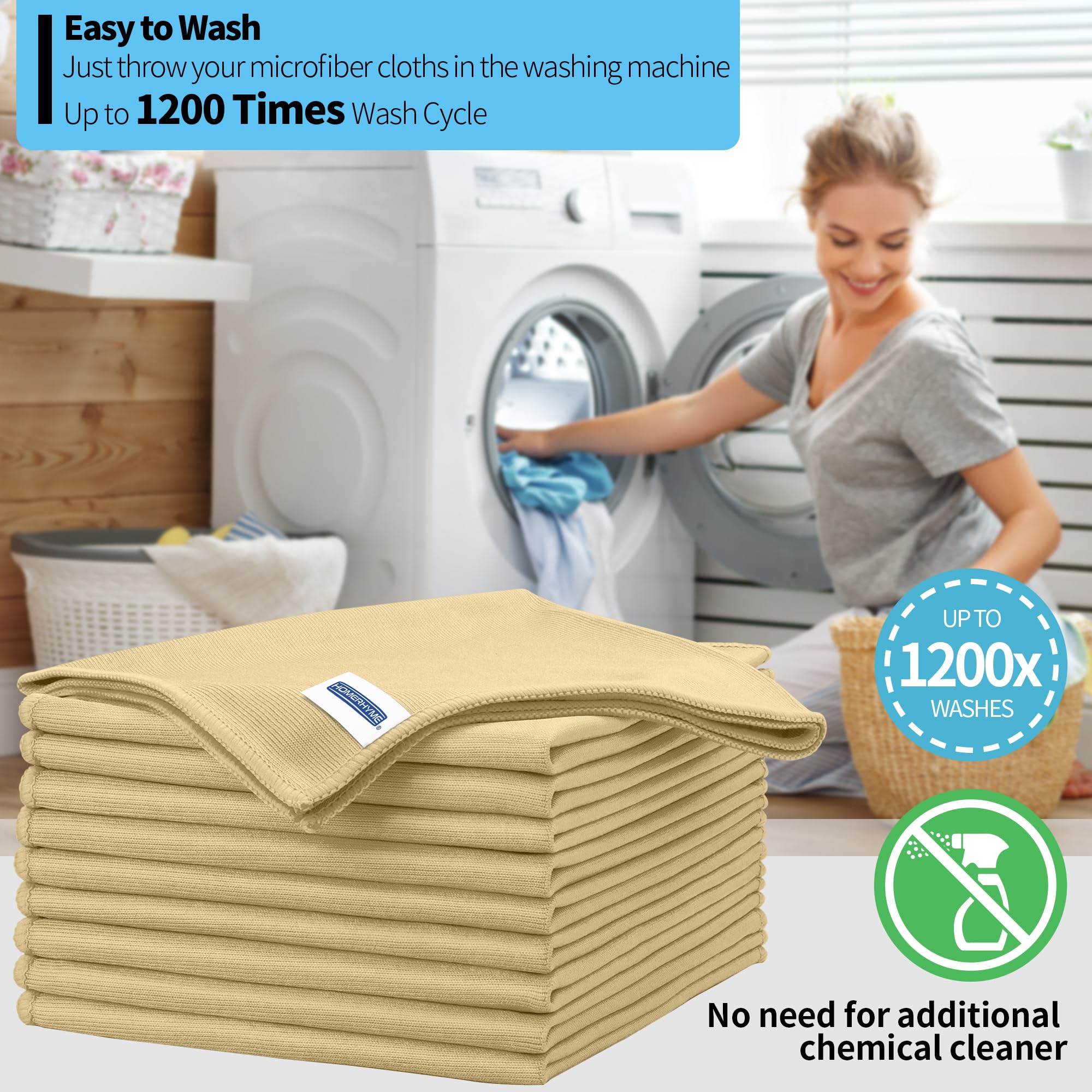 Microfiber Cleaning Cloth (10 Count)