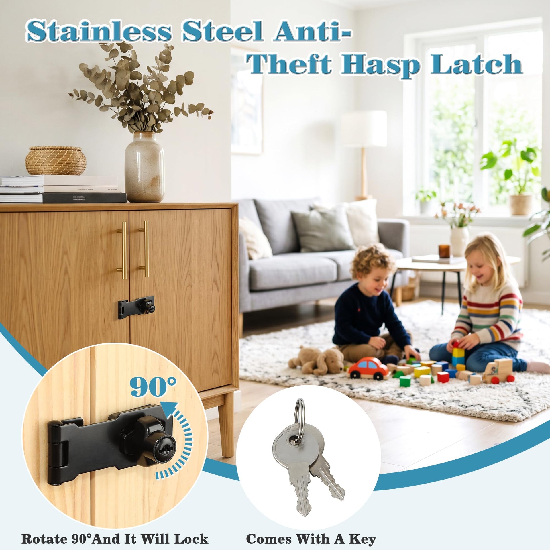 Keyed Hasp Latch