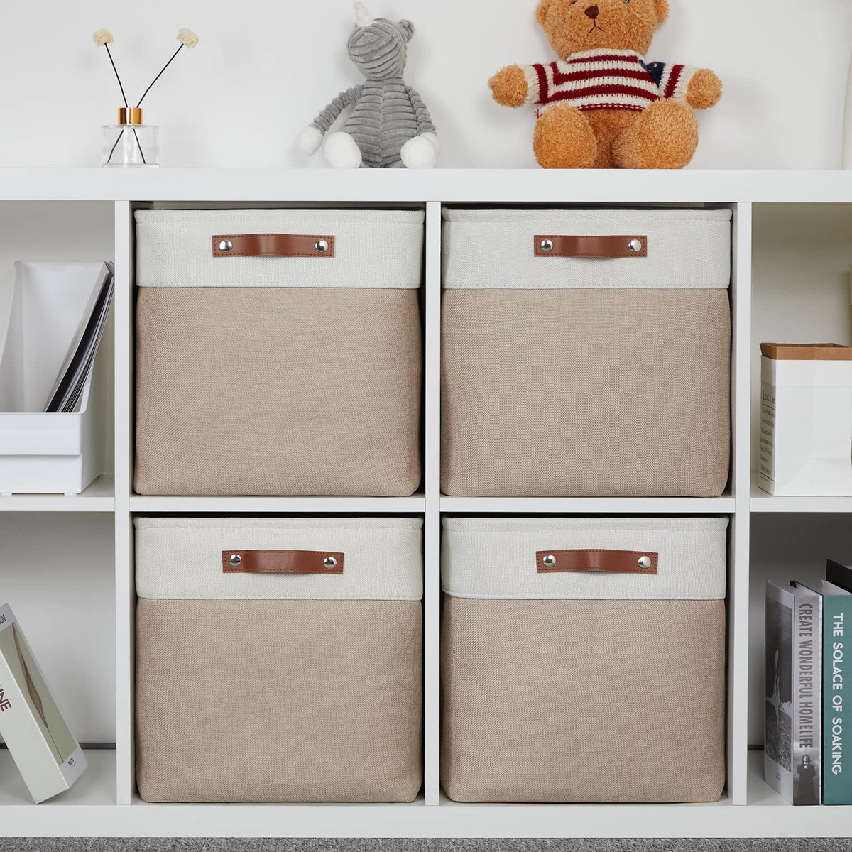 Fabric Storage Cubes (4 Count)