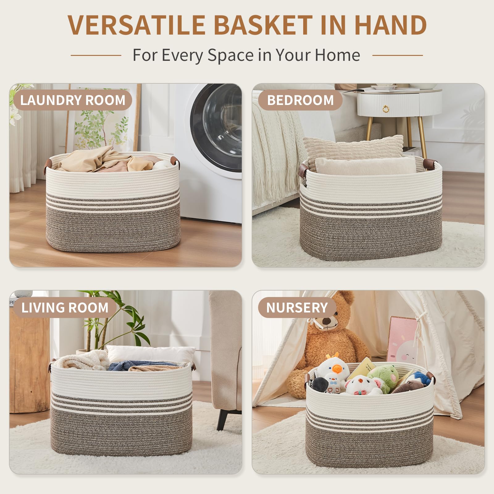 Laundry Hamper with Handles
