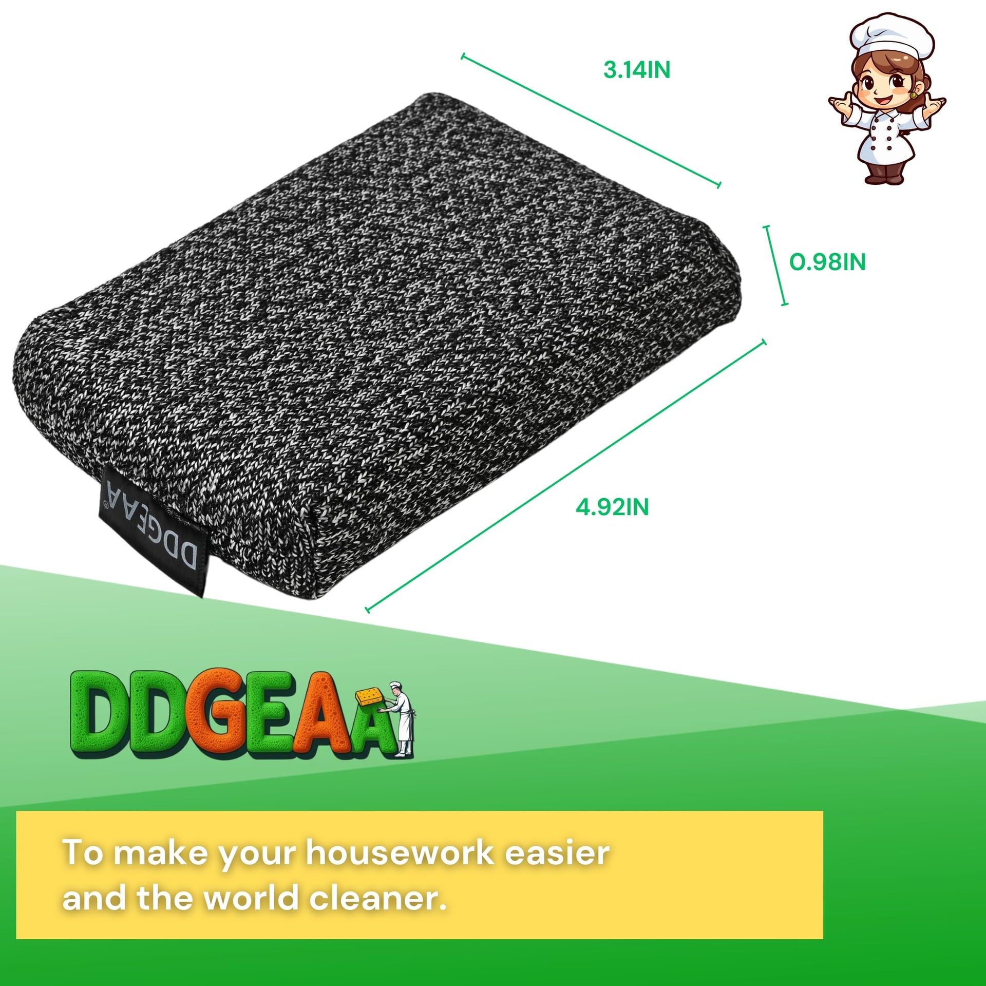 Heavy Duty Kitchen Sponges (4 Count)