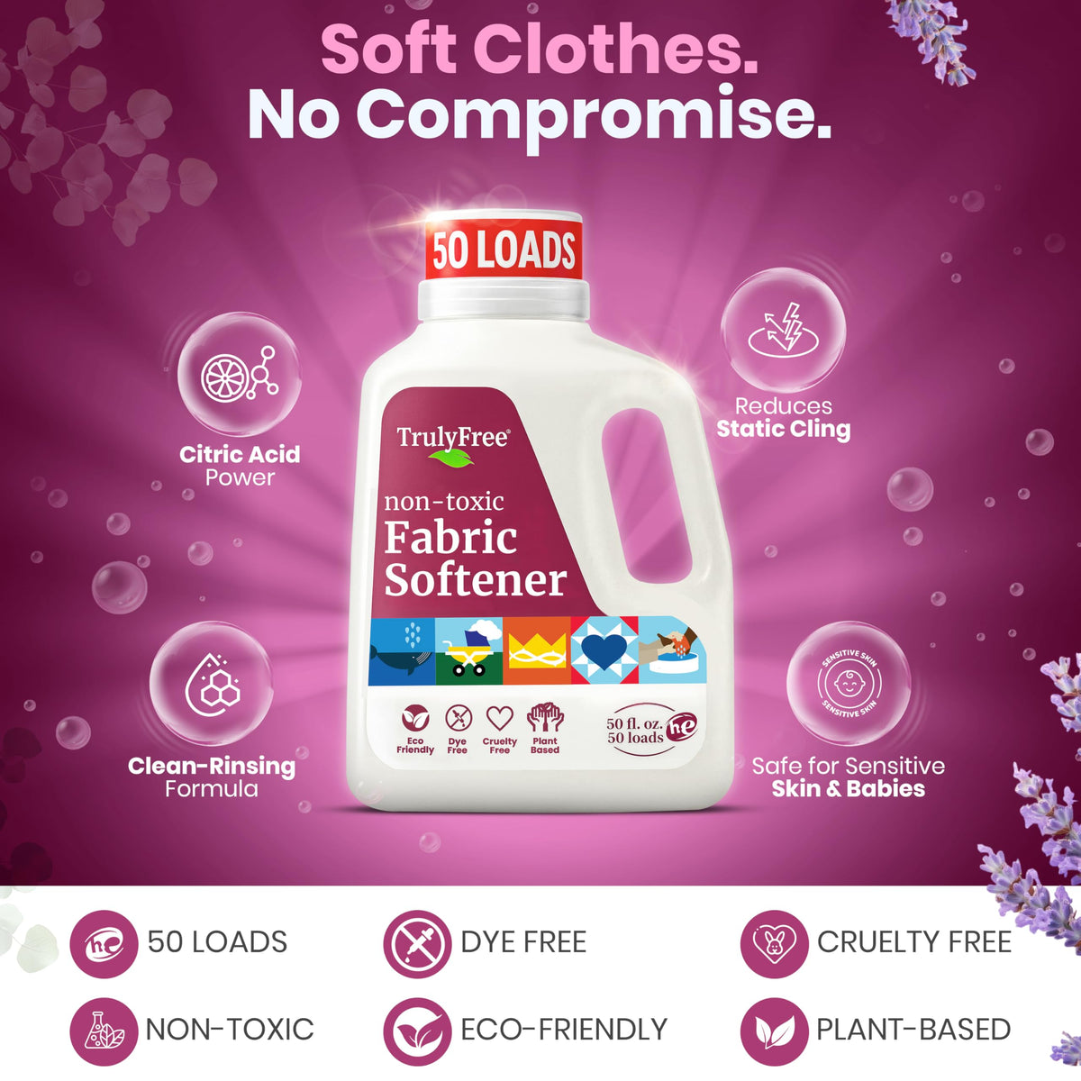 Natural Fabric Softener (50 Fl Oz)