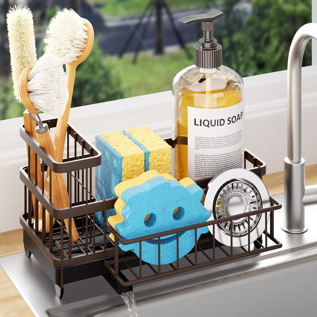 Sponge Holder for Kitchen Sink