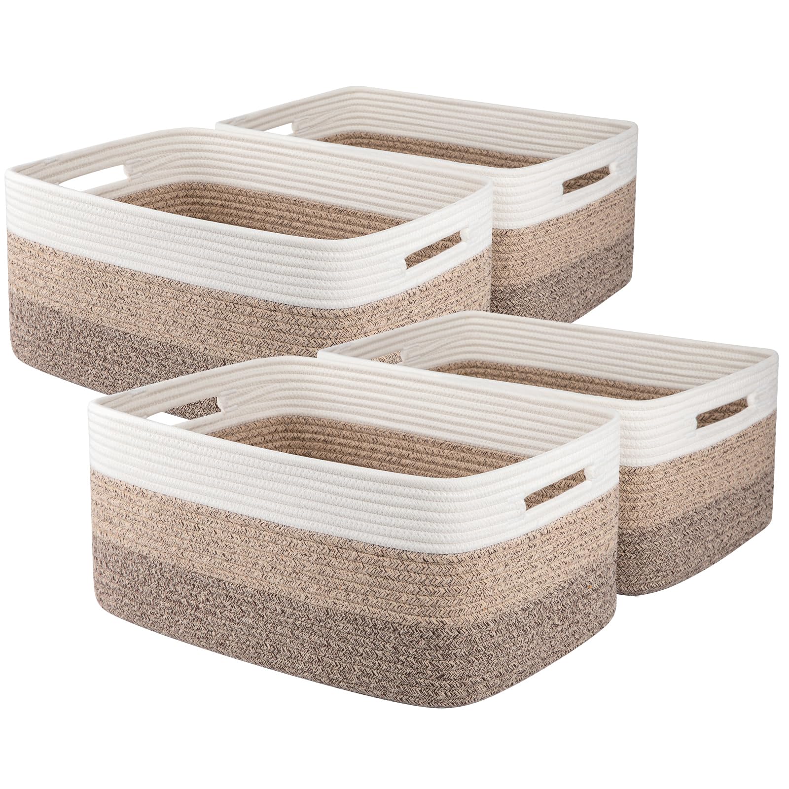 Large Storage Basket for Organizing (4 Count)