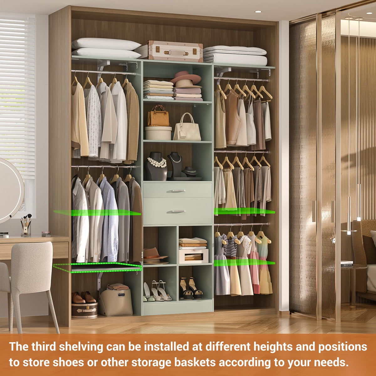 5FT Small Closet System (5 Foot)