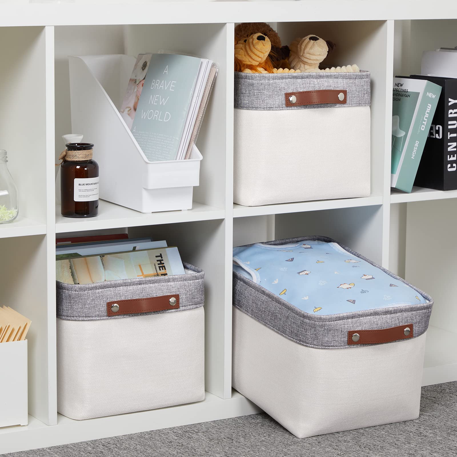 Large Storage Baskets for Shelves (3 Count)