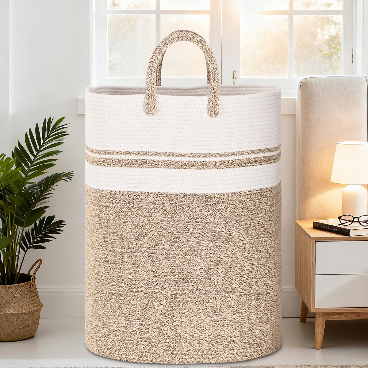 Woven Laundry Basket for Clothes
