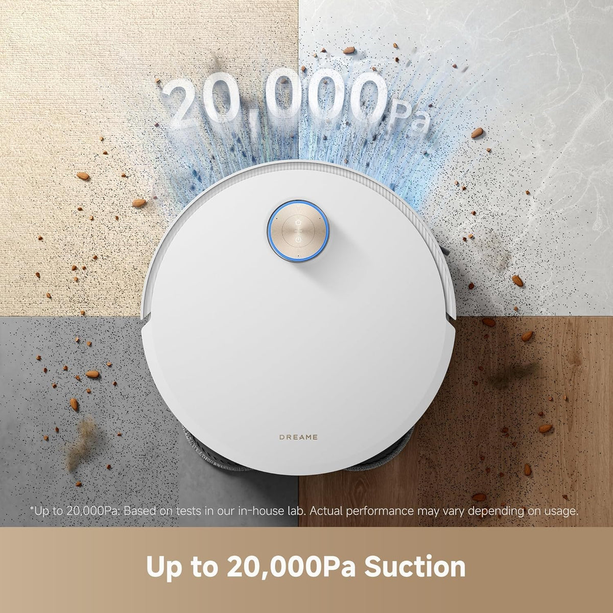 X50 Ultra White Robot Vacuum and Mop with Auto