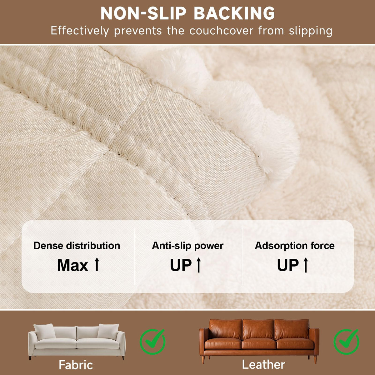 Plush Couch Arm Cover Washable (3 Ounce)