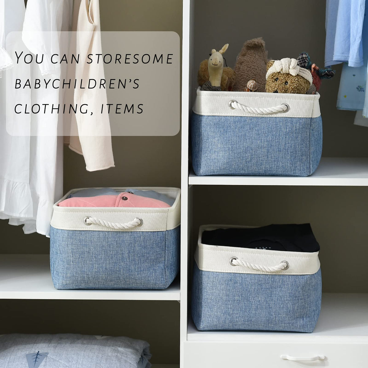 Storage Bins for Organization (3 Count)