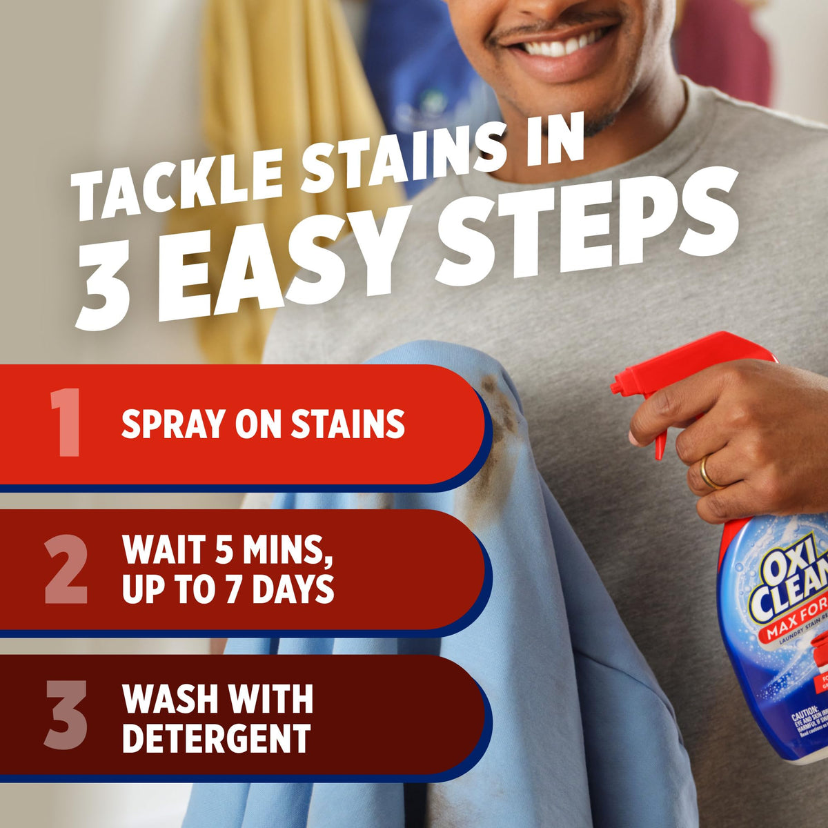 Max Force Laundry Stain Remover Spray Refill (48 Fl Oz)