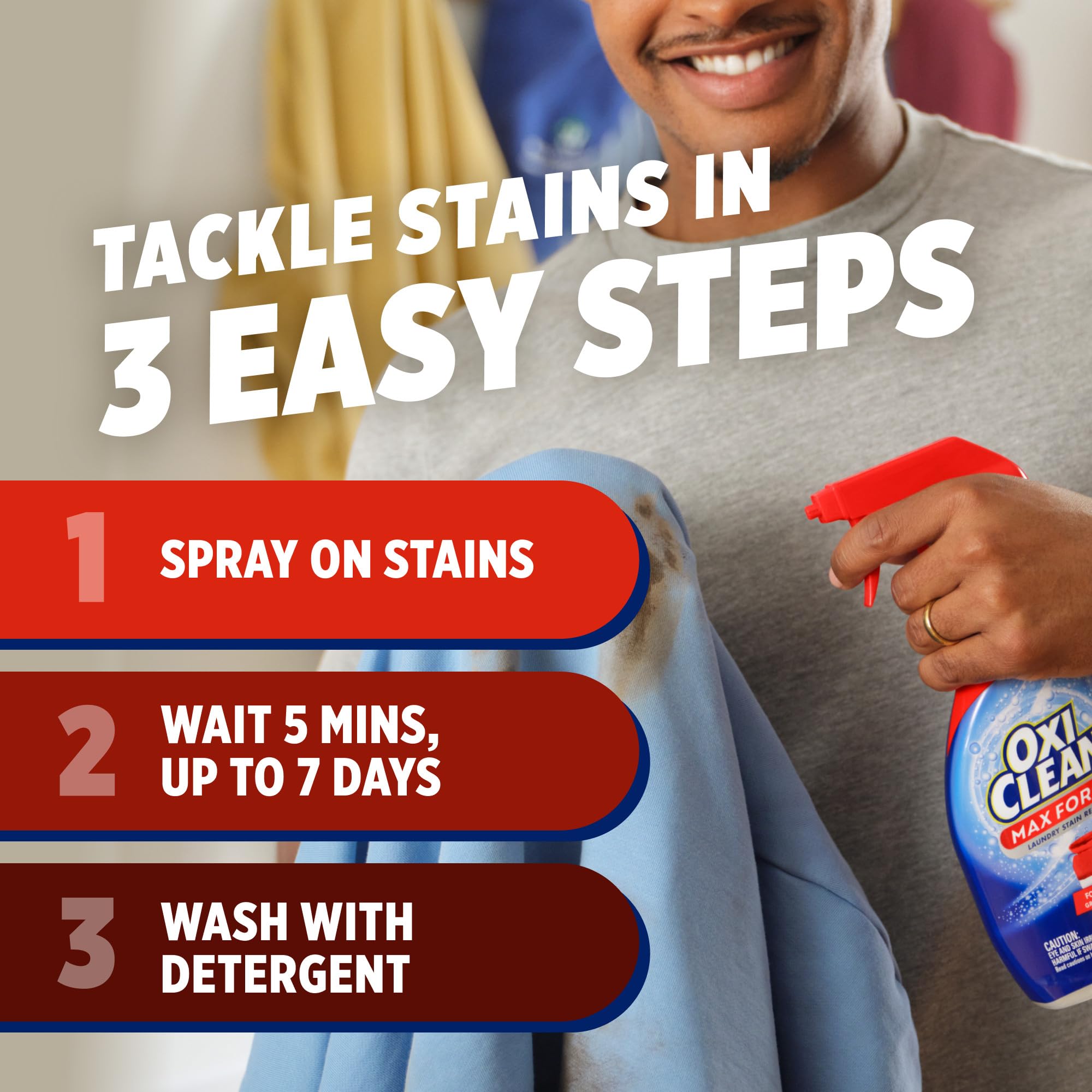 Max Force Laundry Stain Remover Spray Refill (48 Fl Oz)