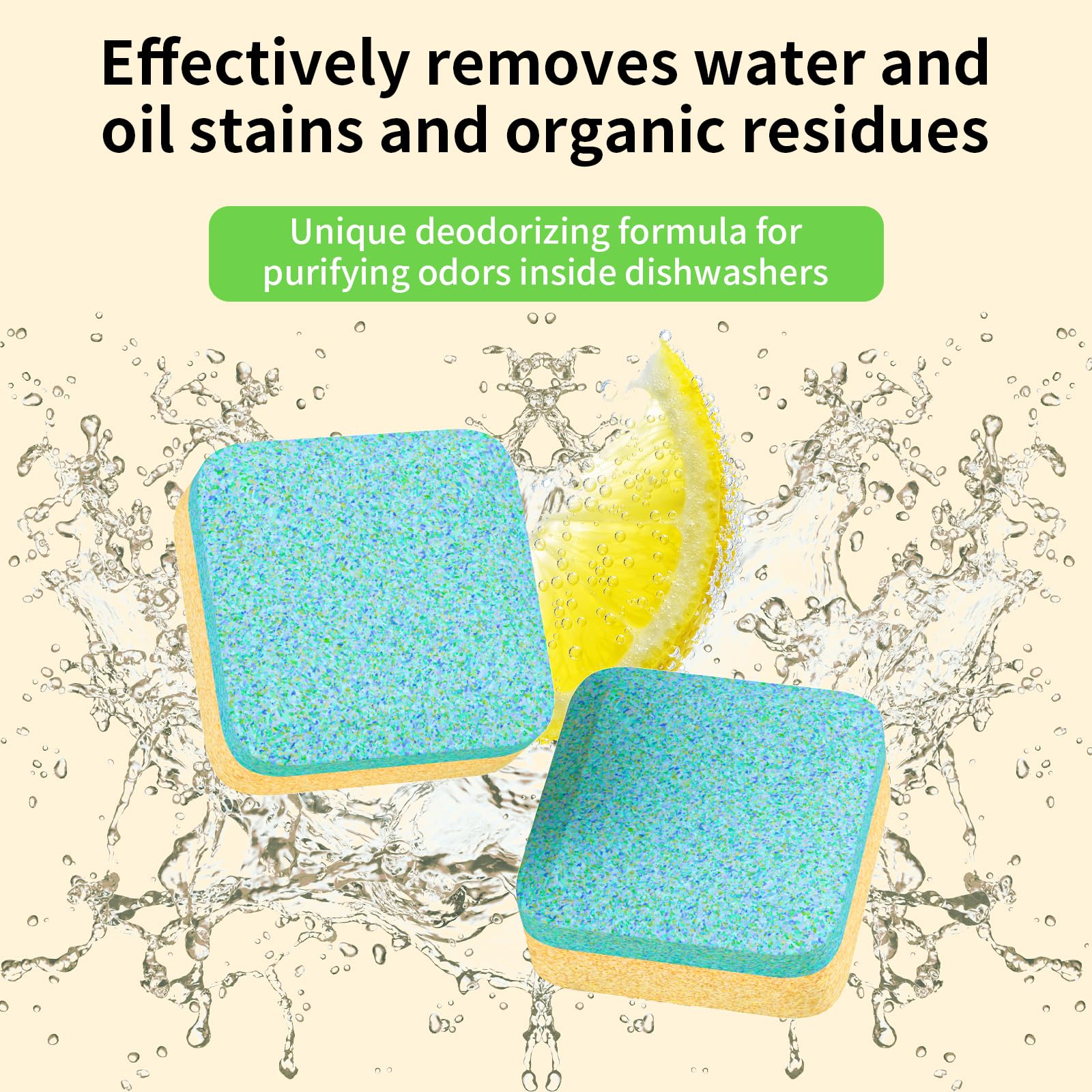 Dishwasher Cleaner and Deodorizer Tablets (24 Count)