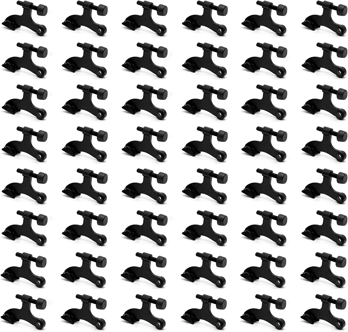 48Pack Hinge Pin Black Door Stopper (48 Count)