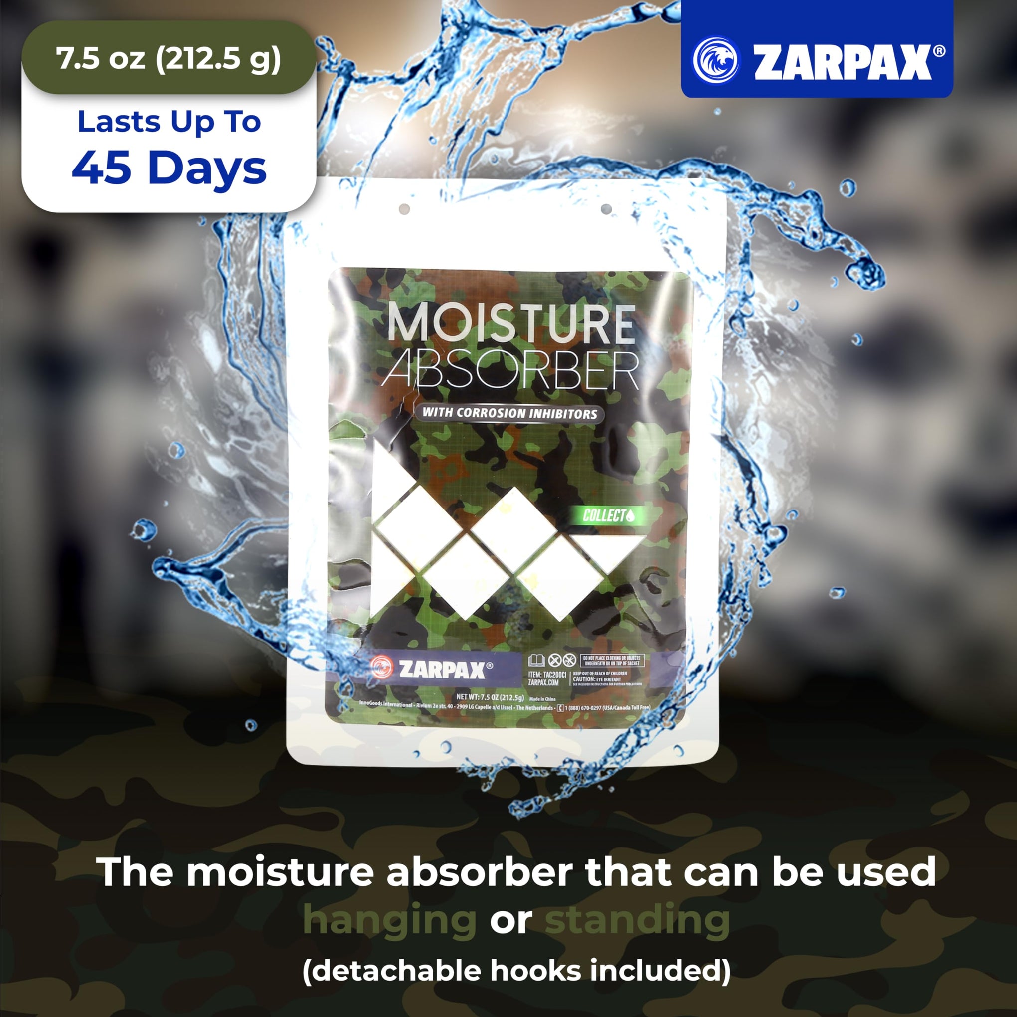 Moisture Absorbers For Gun Safe 7.5 oz (2 Count)