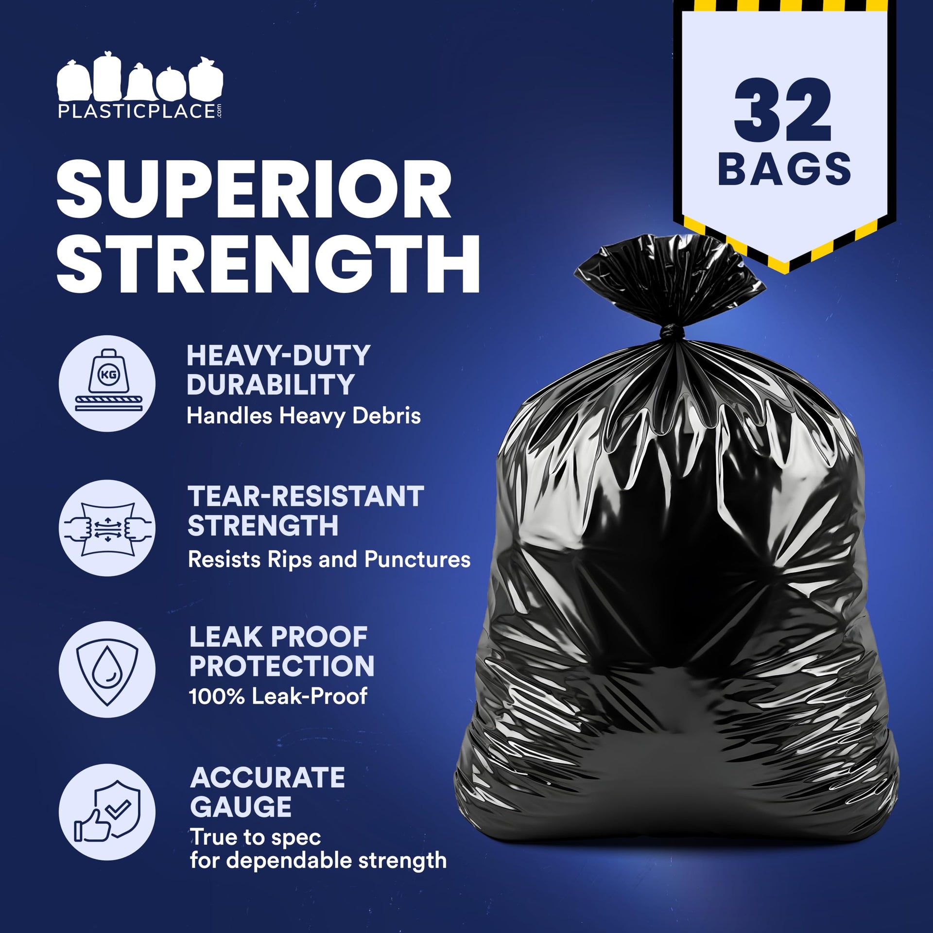 55 Gallon Contractor Bags (32 Count)