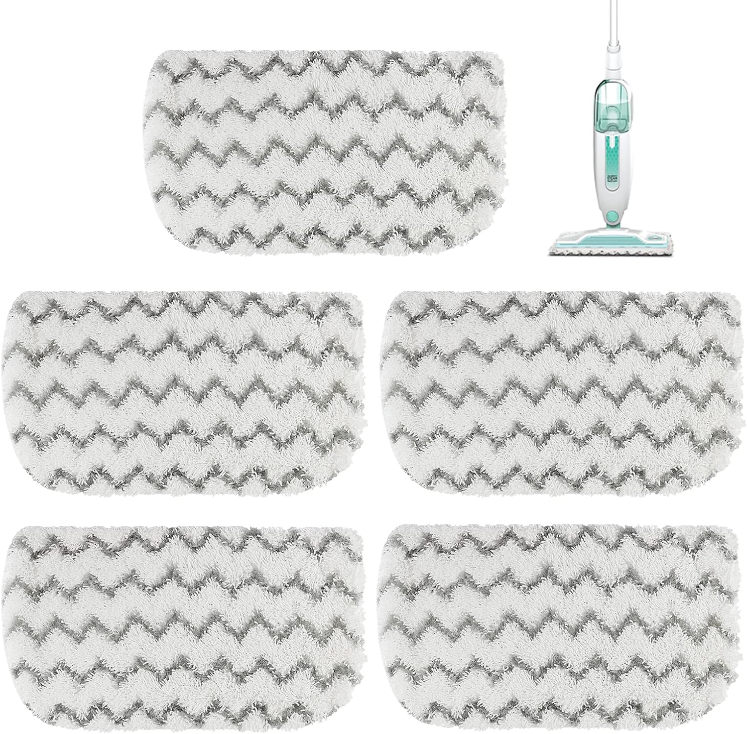 S1000 S2001 Steam Mop Replacement Pads for Shark Steam Mop S1000 S1000A S1000C S1000WM S10001C S1200 & S2001 SteamSpot Steam Mop