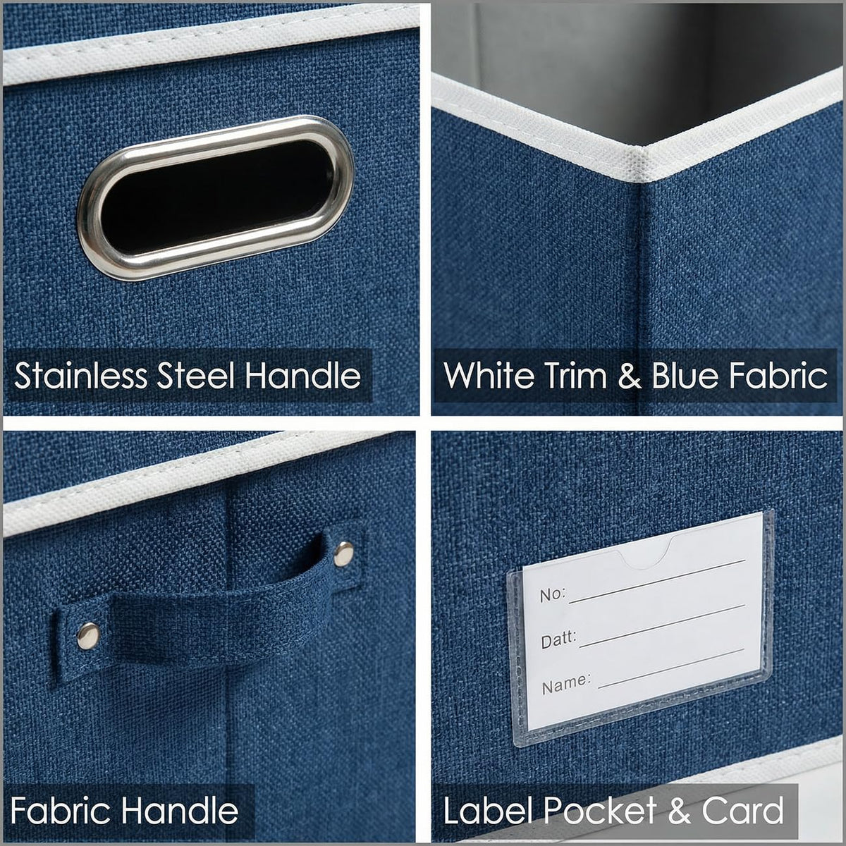 Storage Bins with Lids [3 (3 Count)