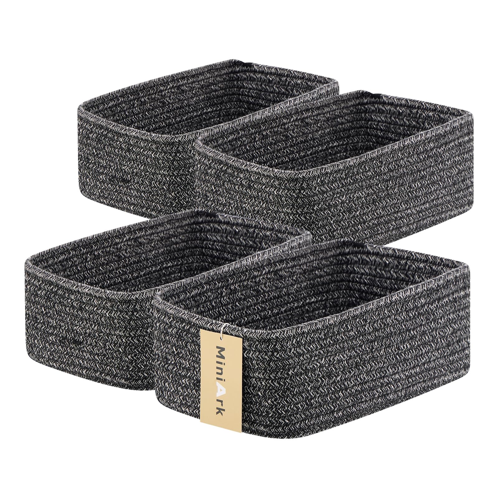Small Storage Baskets for Organizing (4 Count)
