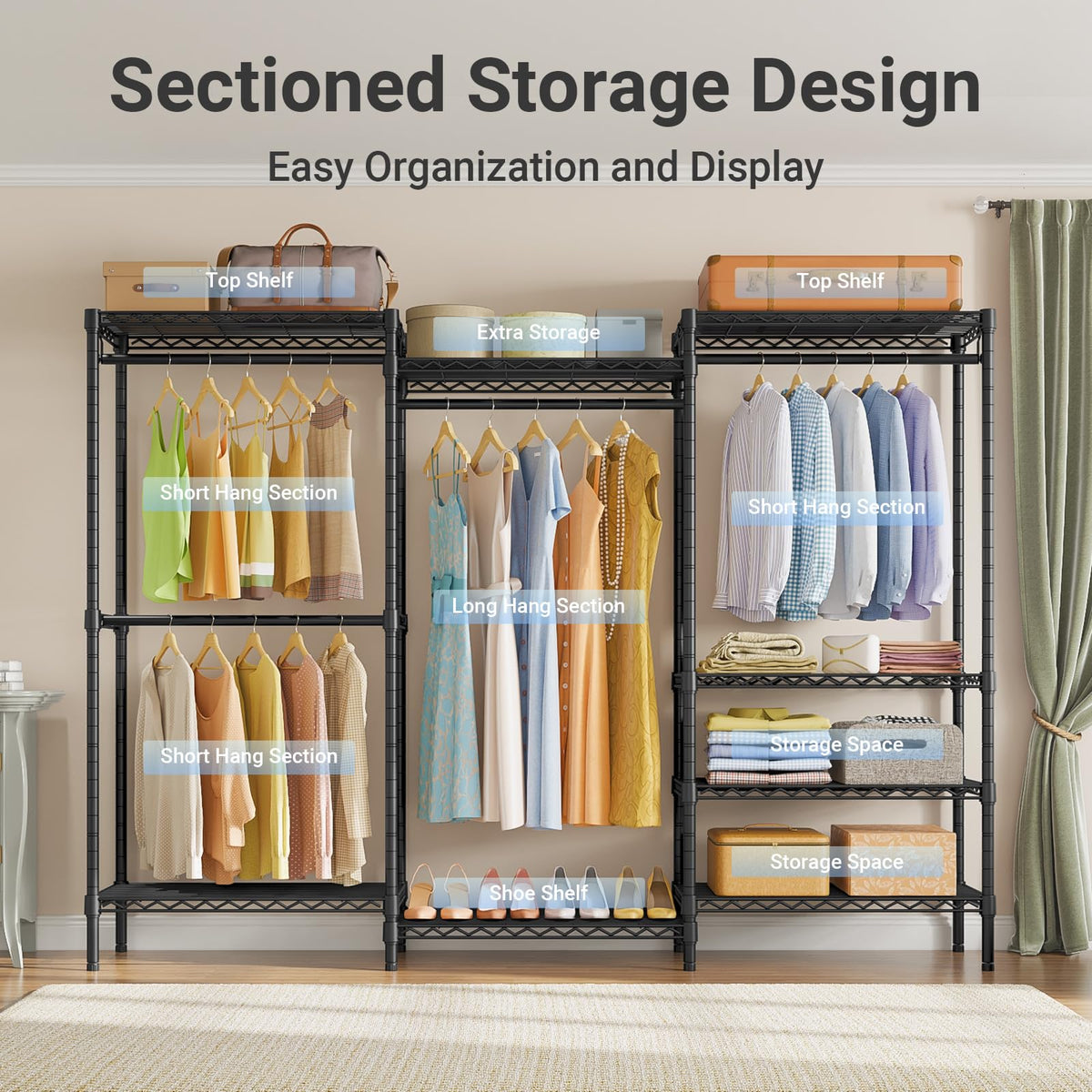 V5 Plus Heavy Duty Clothes Rack