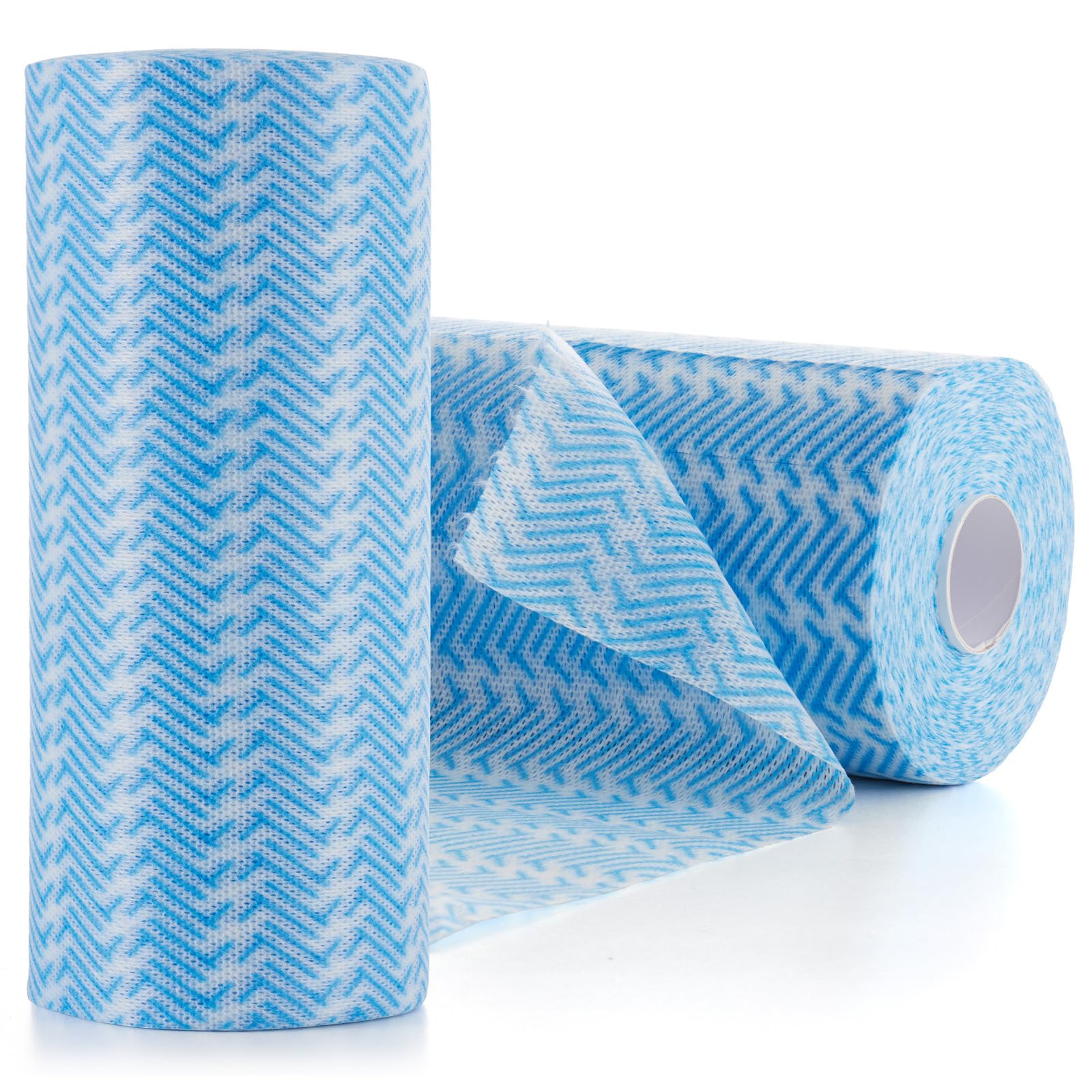 Disposable Cleaning Rolls Reusable Cleaning Cloths Dry Kitchen Towels Dish Cloths Handi Wipes 2 Roll (200 Count)