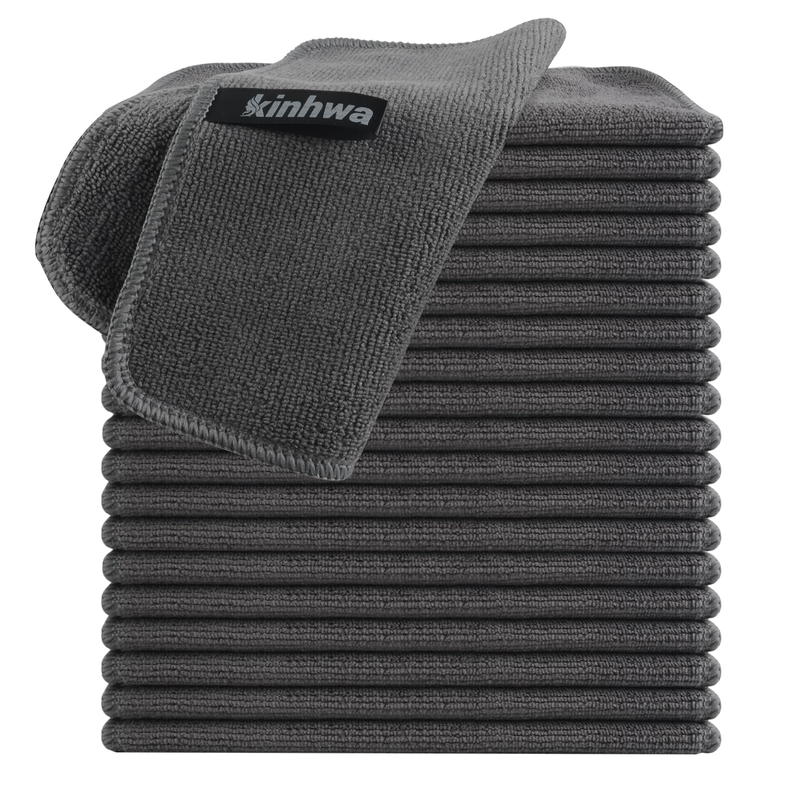 Dish Cloths for Washing Dishes with Scrub Side (20 Count)