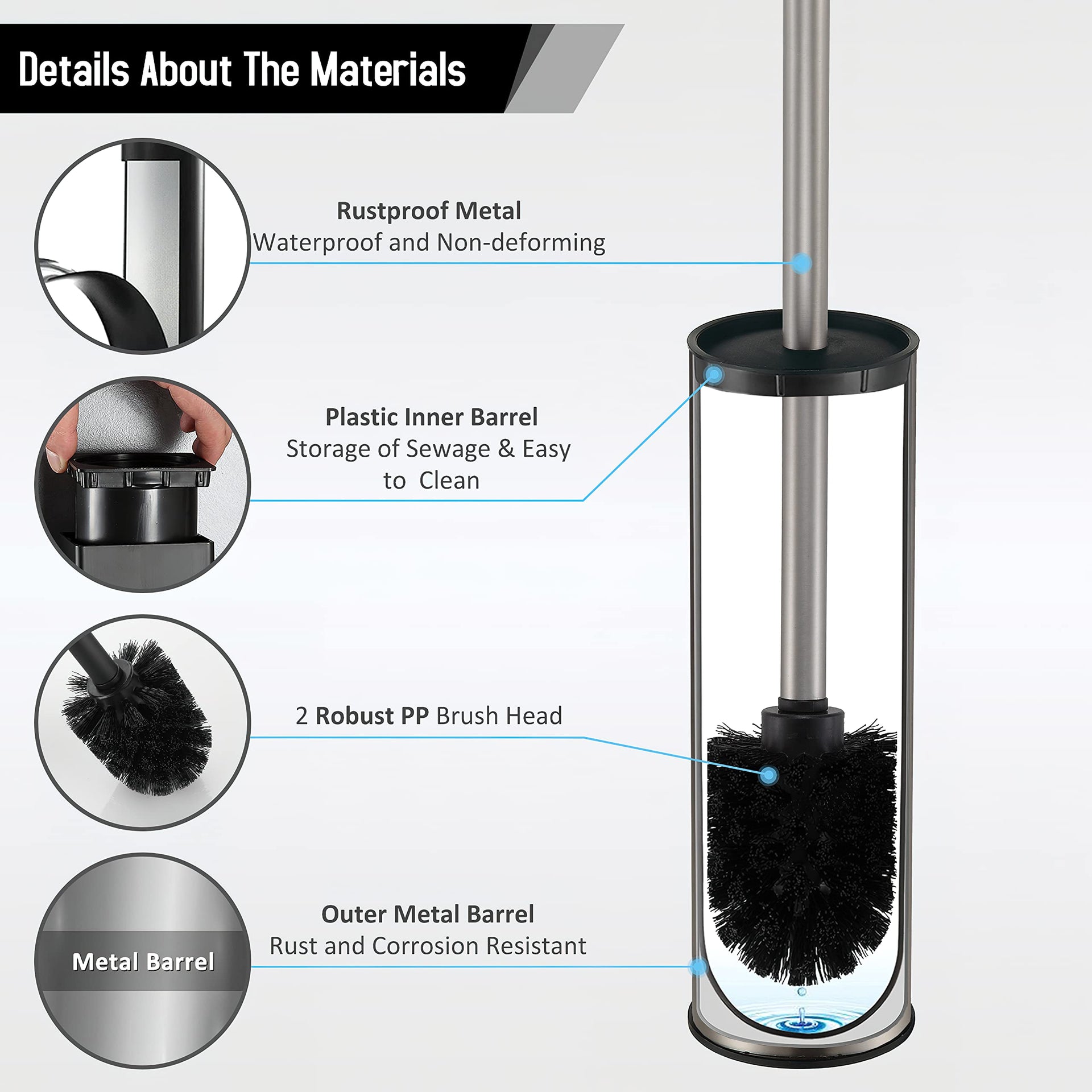 Toilet Brush and Holder