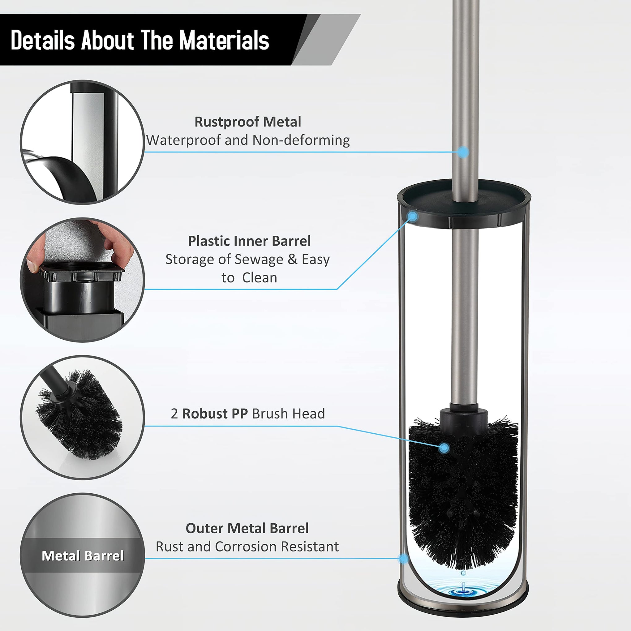 Toilet Brush and Holder