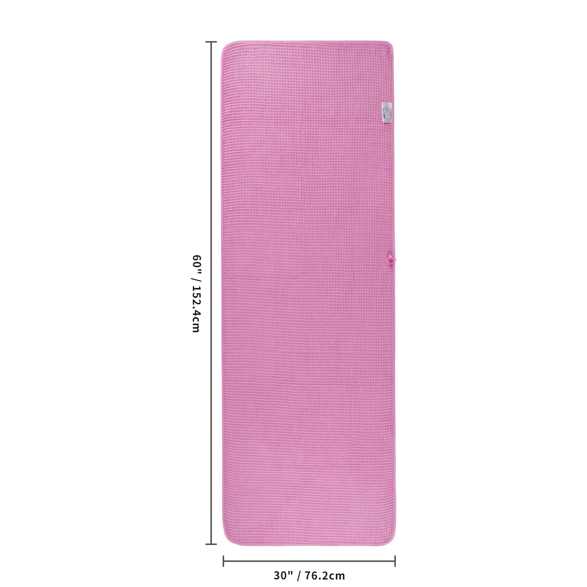 430 GSM Poly Blend Microfiber Quick Dry Waffle Bath Towel (4 Count)