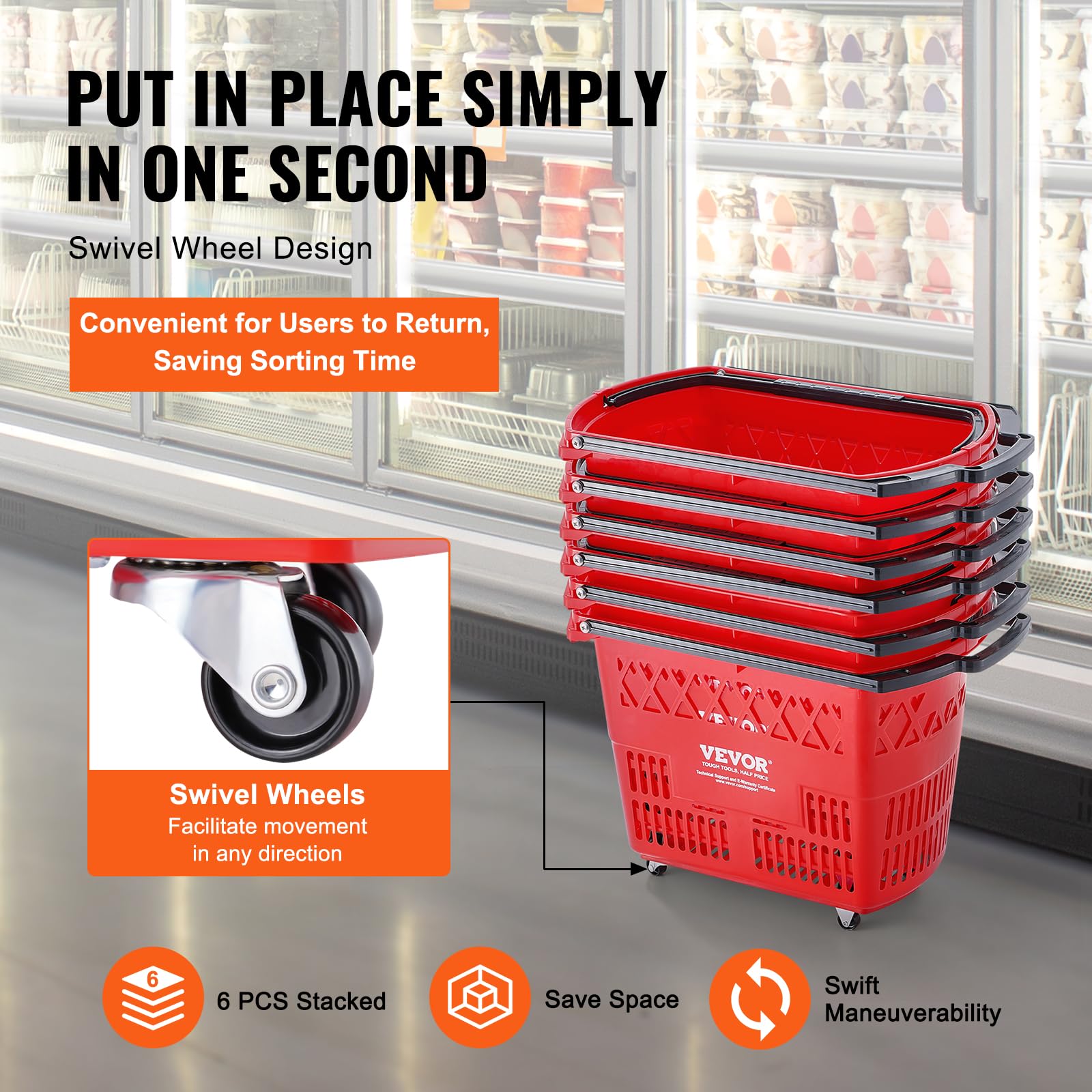 Shopping Carts with Handles