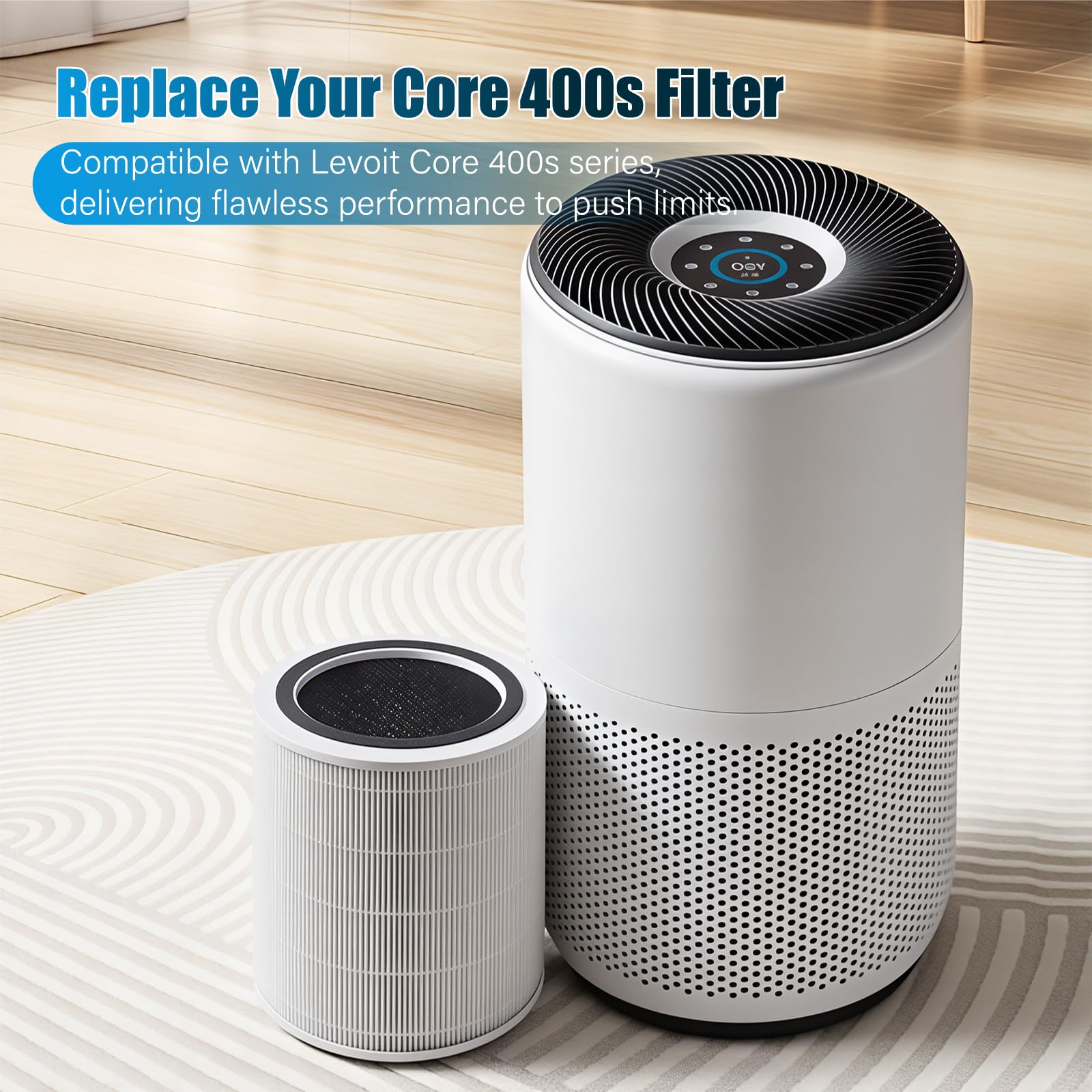Core 400S Air Purifiers Replacement Filter Compatable with LEVOIT Core 400S Air Purifier filter
