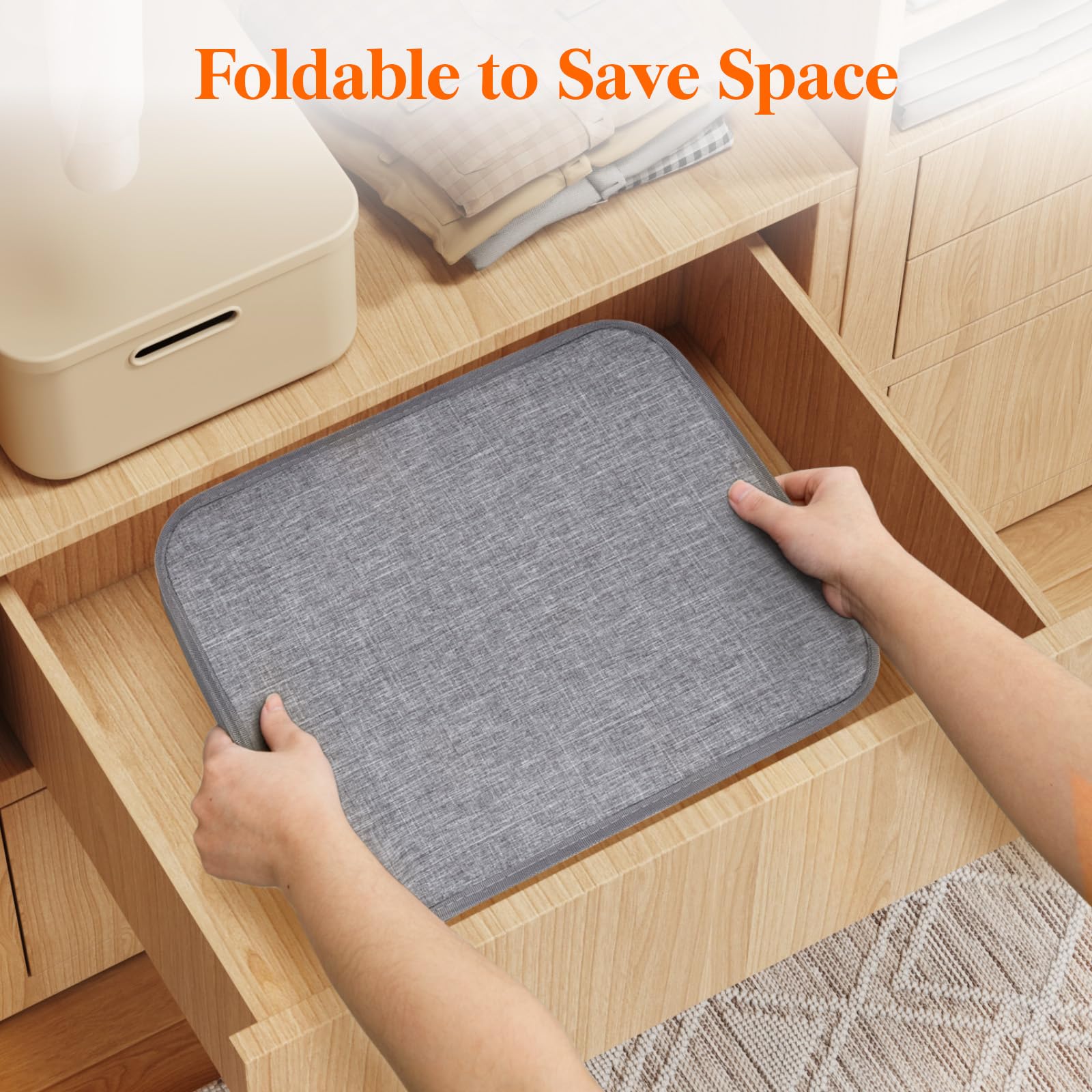 80L Large Laundry Basket with Handles