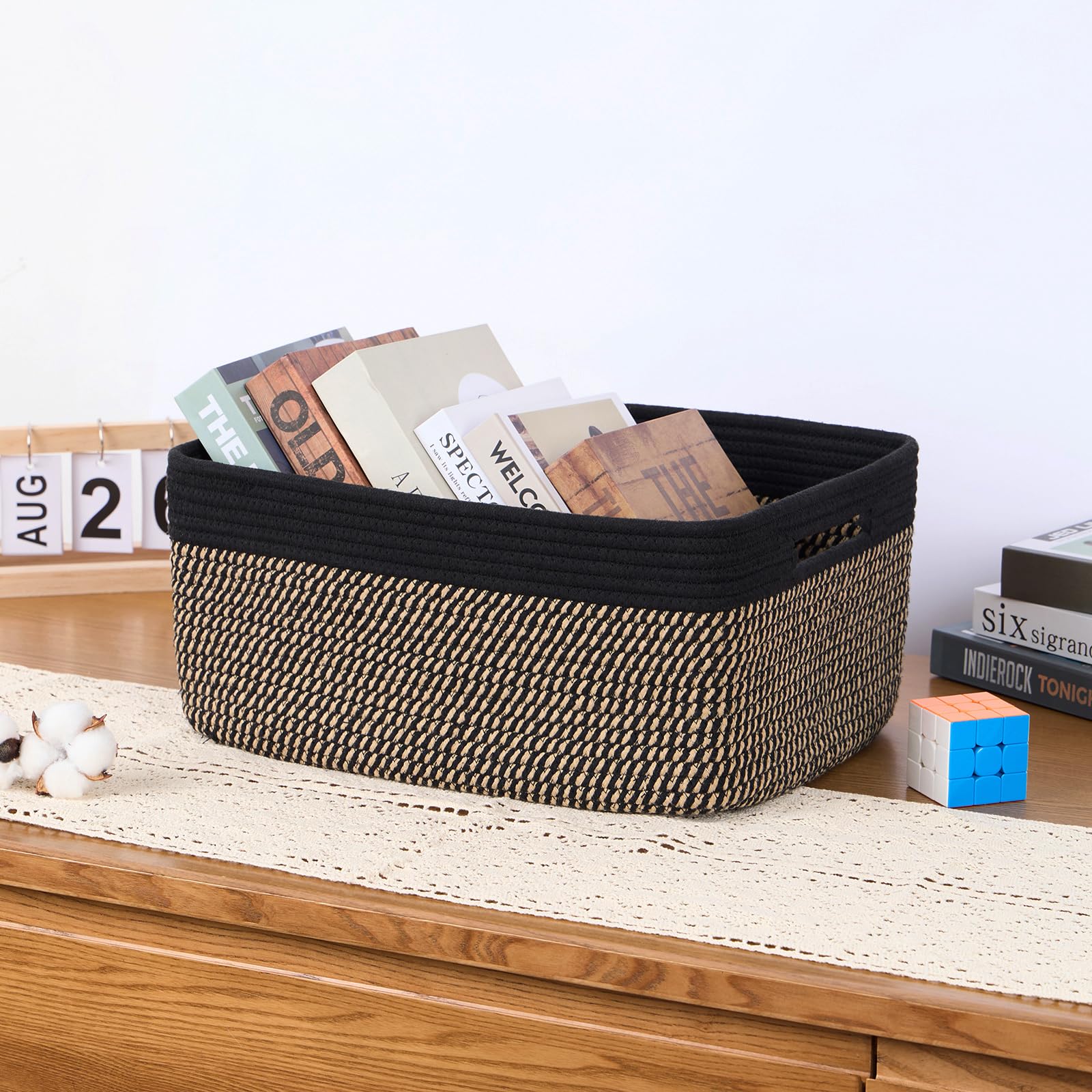 Large Storage Baskets for Organizing (4 Count)