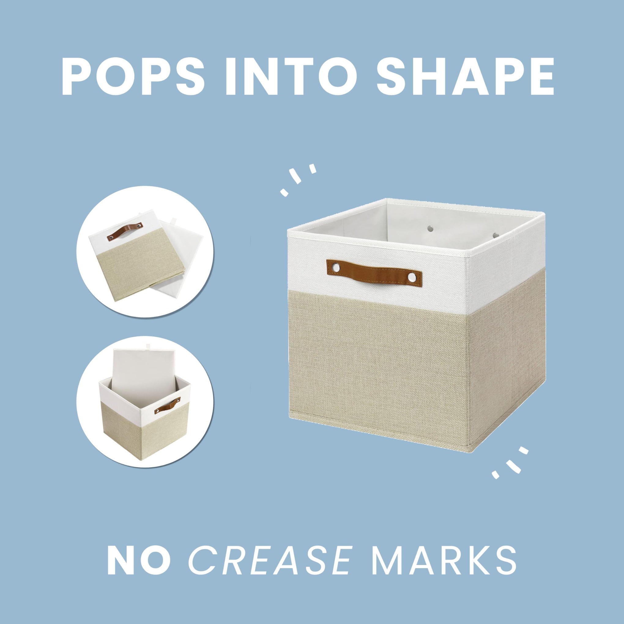11x11 Cube Storage Bins (4 Count)