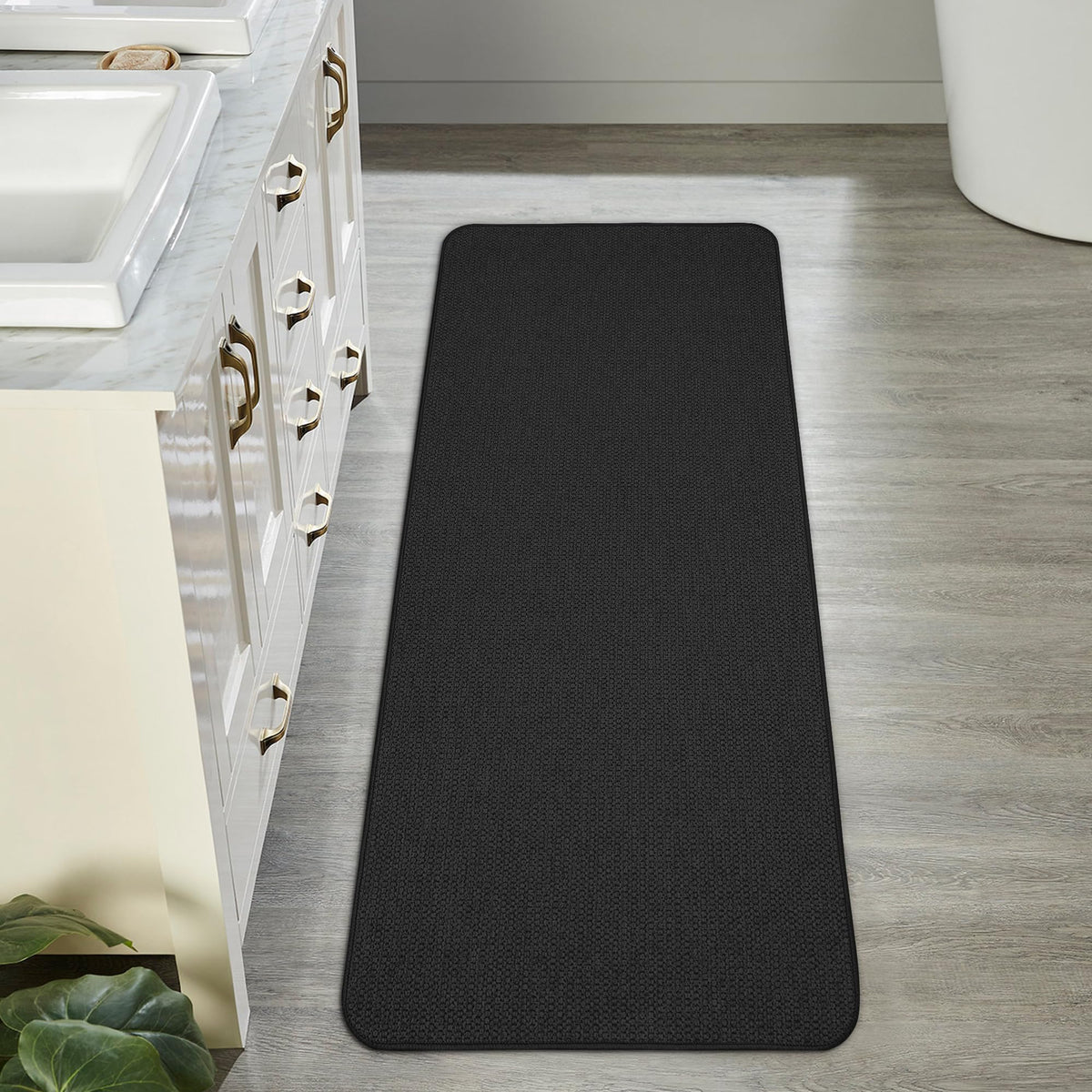 Bath Mat Ultra Thin Bathroom Runner Rugs (6.97 Sq Ft)