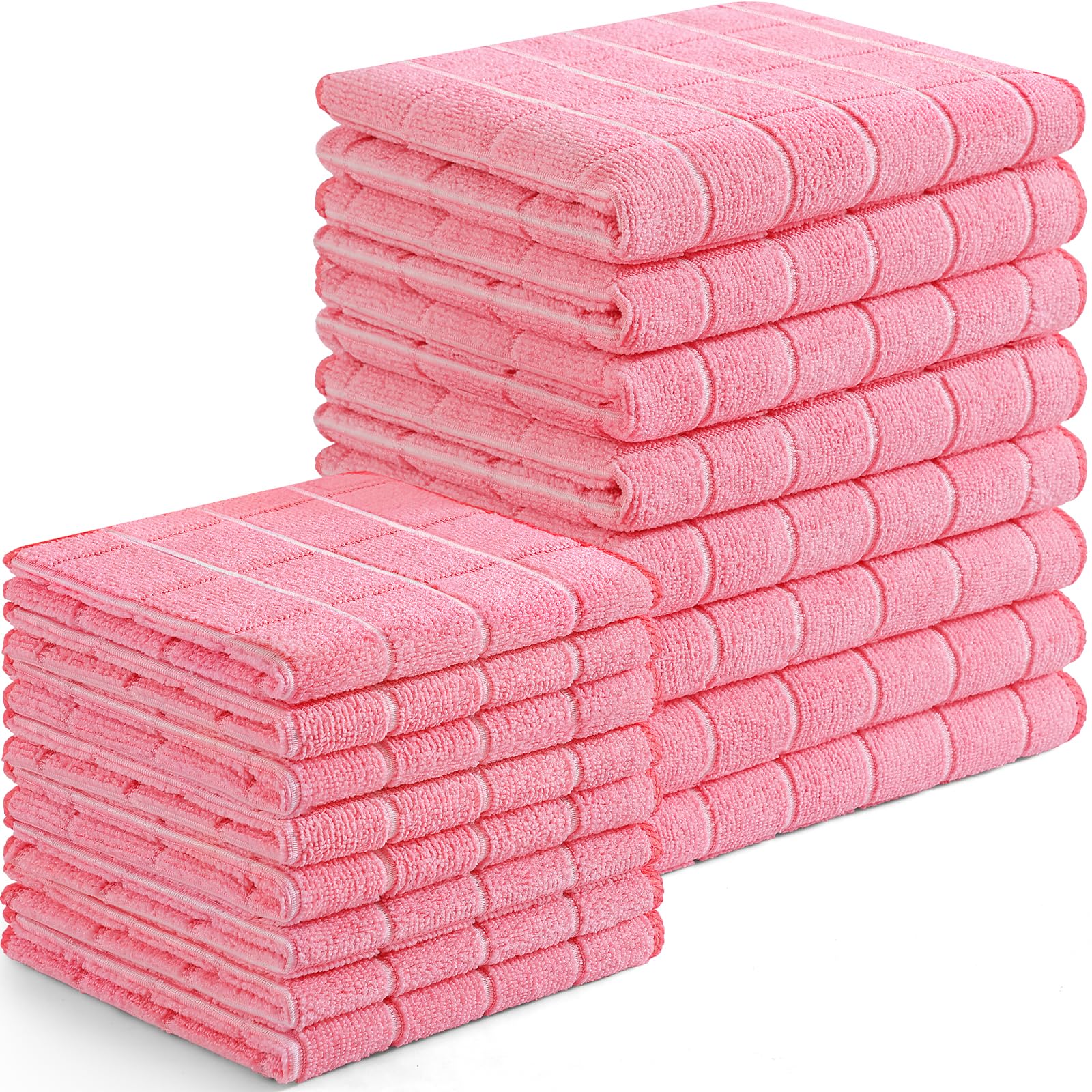 Microfiber Kitchen Towels and Dishcloths Sets (16 Count)