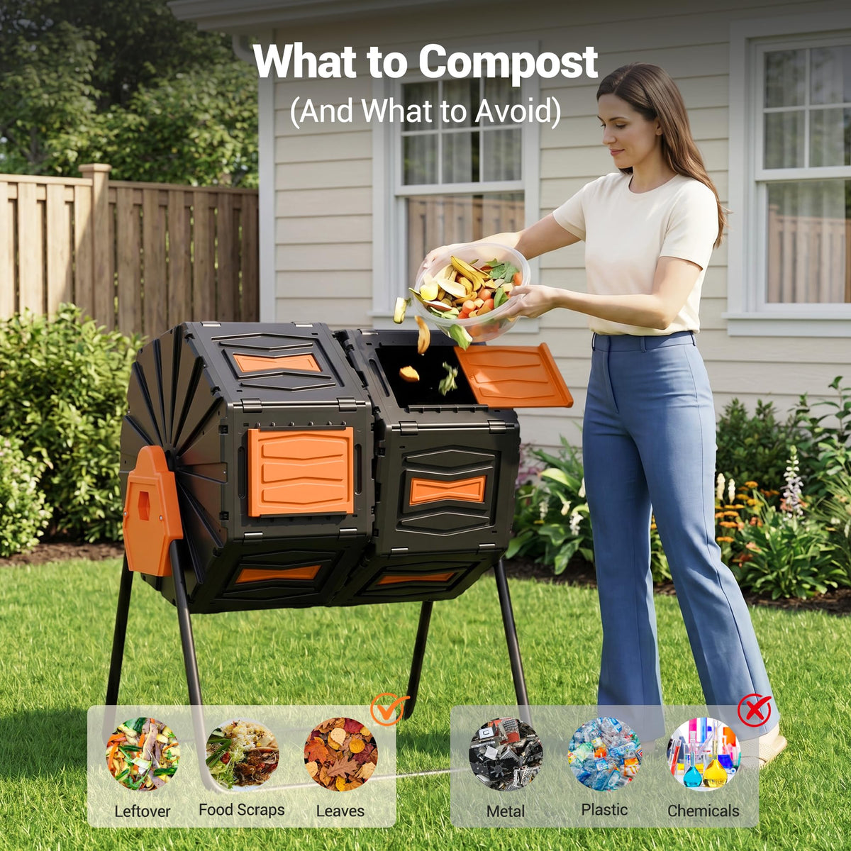 Composter Tumbler Outdoor