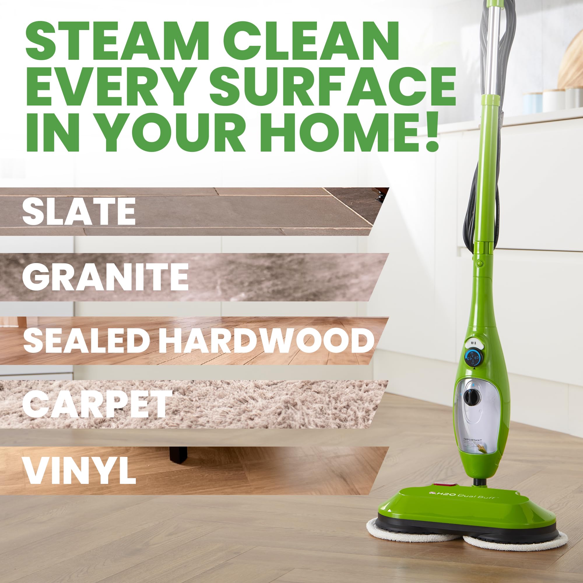 X5 Dual Buff Steam Mop